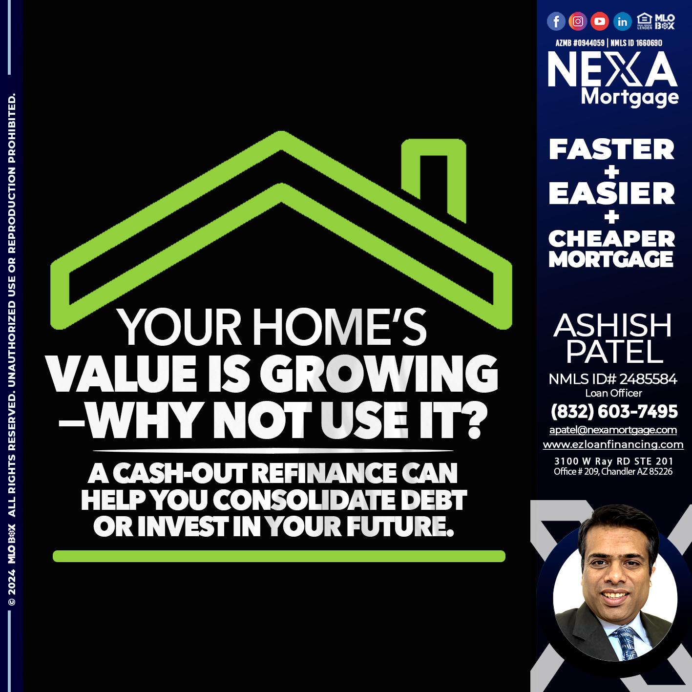 your homes - Ashish Patel -Loan Officer