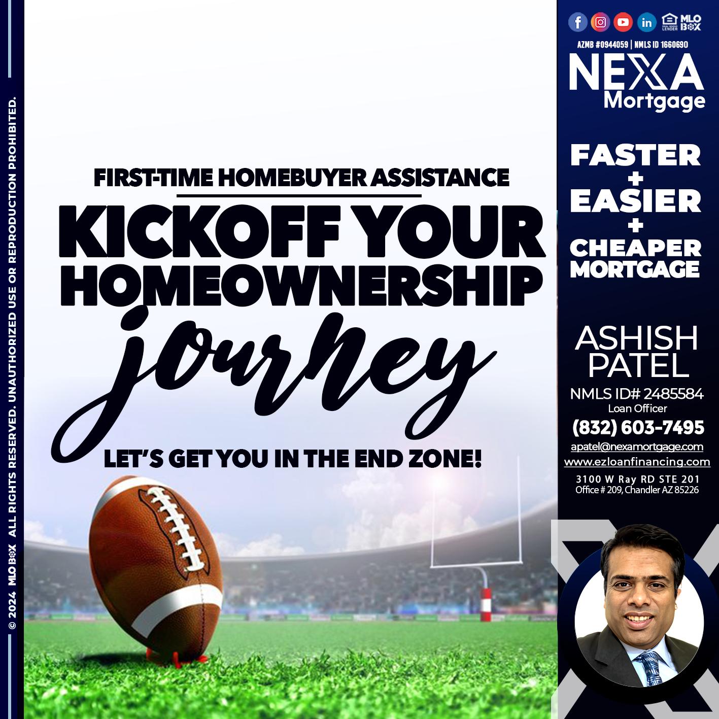 kick off - Ashish Patel -Loan Officer