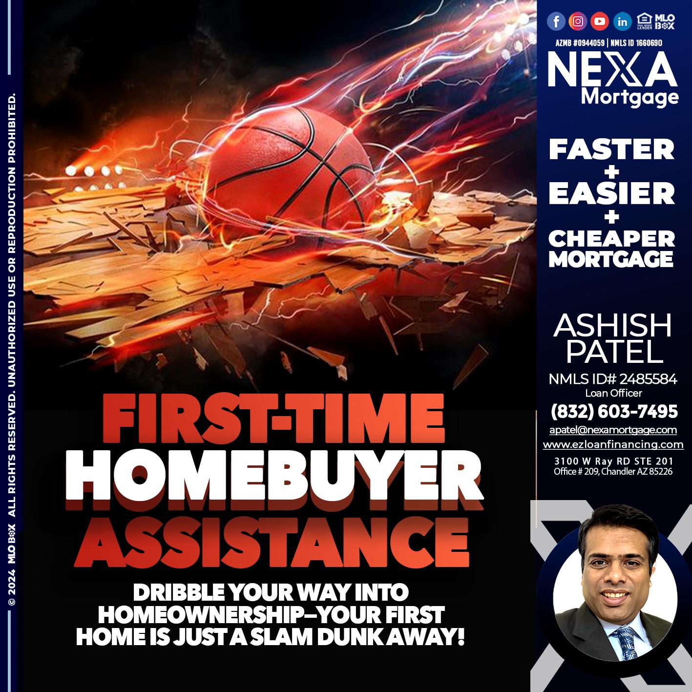 FIRST TIME HOME BUYER DP - Ashish Patel -Loan Officer