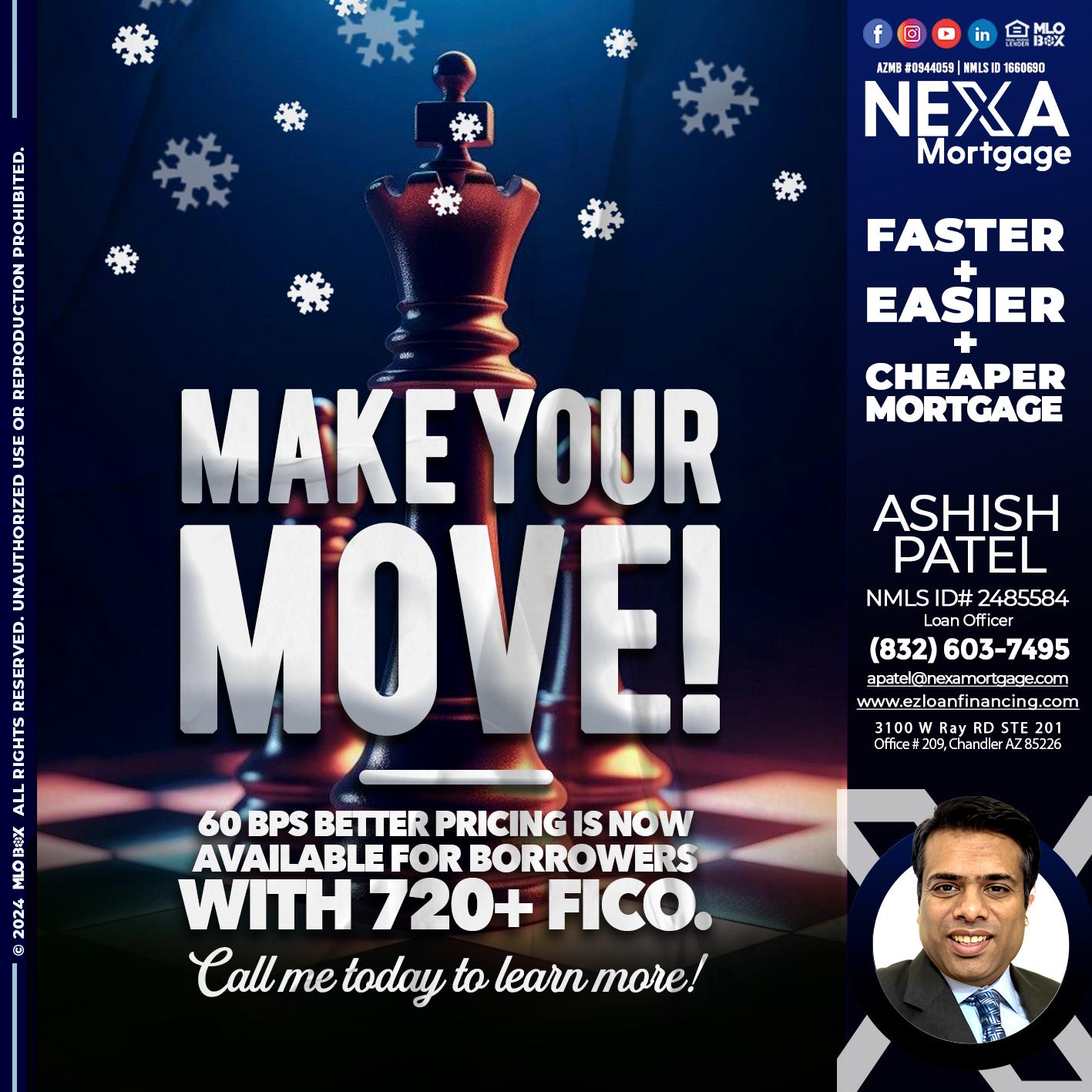 MAKE YOUR MOVE - Ashish Patel -Loan Officer