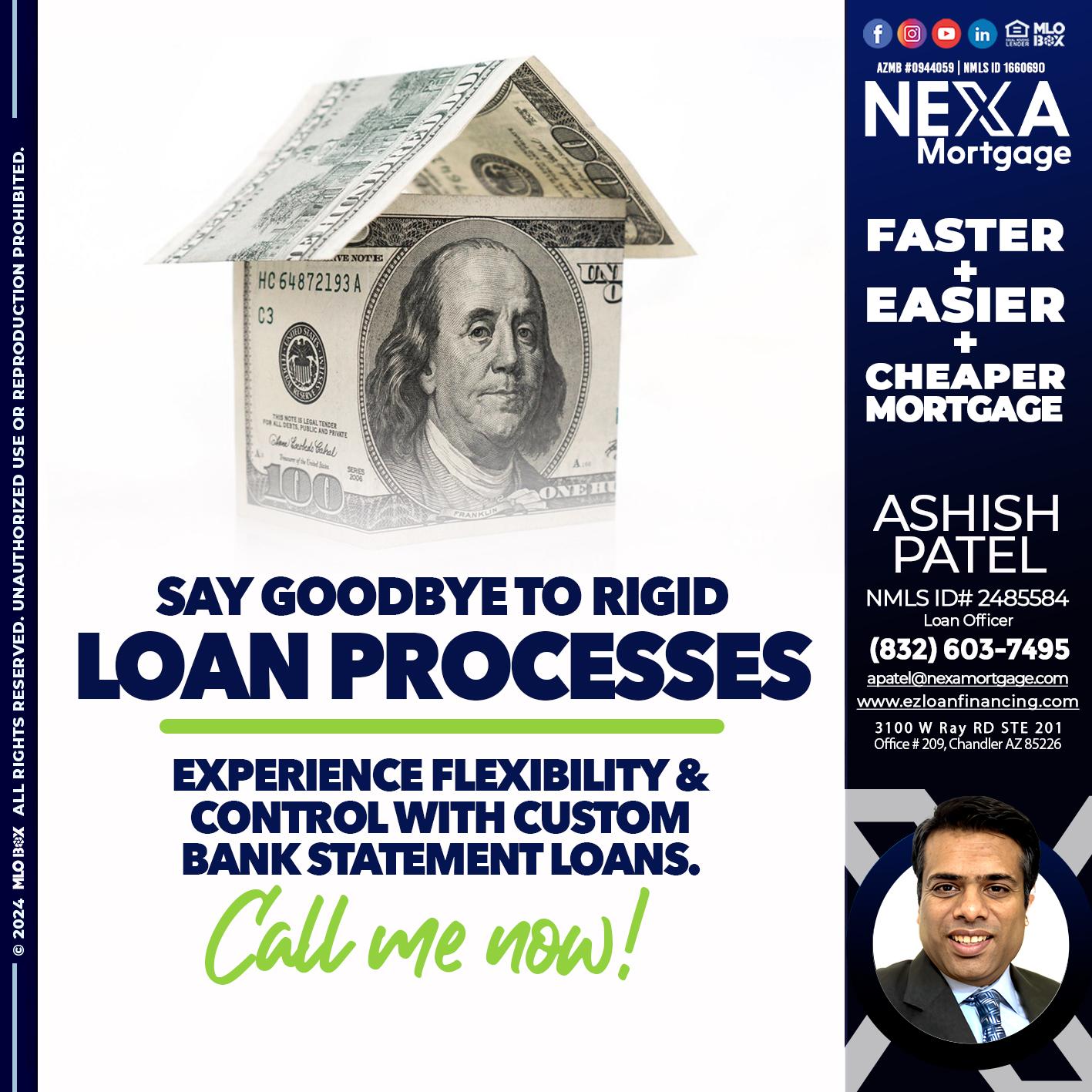 SAY GOODBYE - Ashish Patel -Loan Officer
