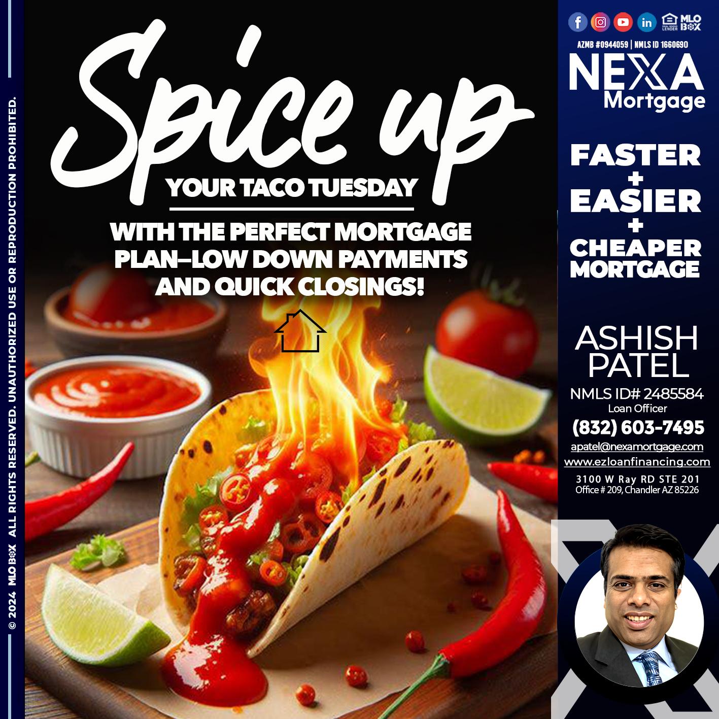 spice up - Ashish Patel -Loan Officer