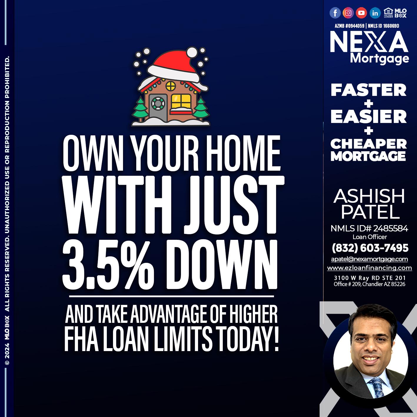 own your home - Ashish Patel -Loan Officer