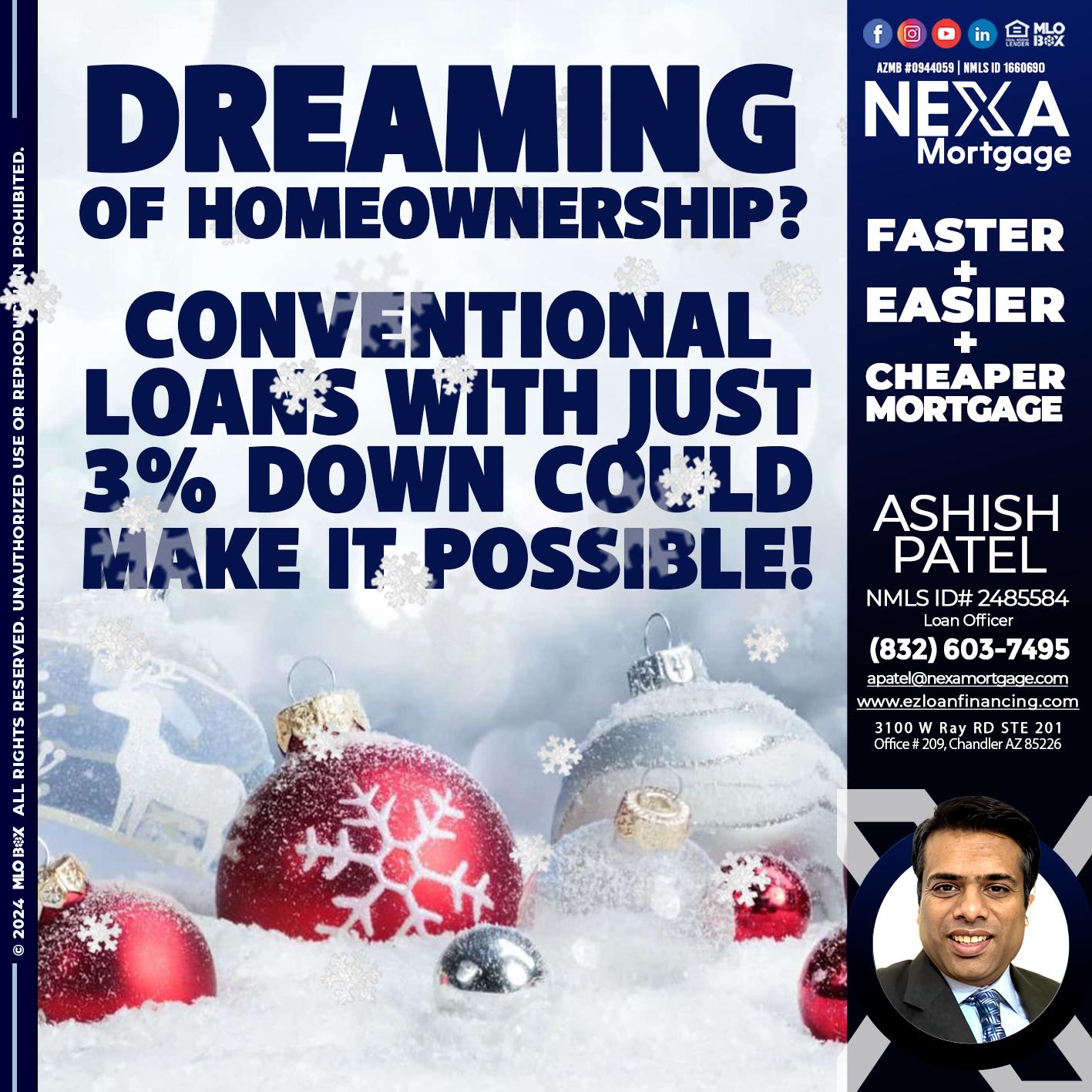 dreaming of homeowrnersip - Ashish Patel -Loan Officer