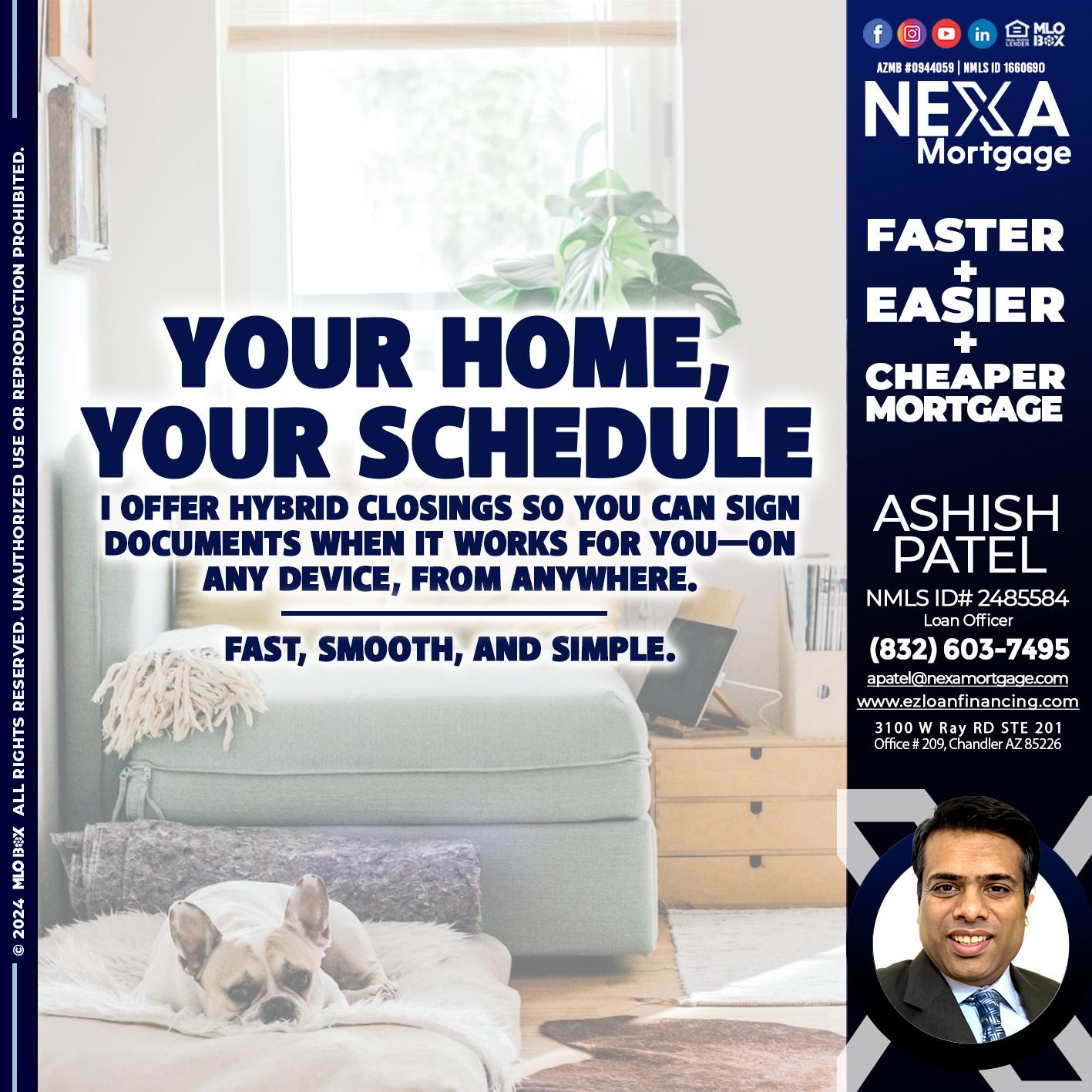 YOUR HOME - Ashish Patel -Loan Officer