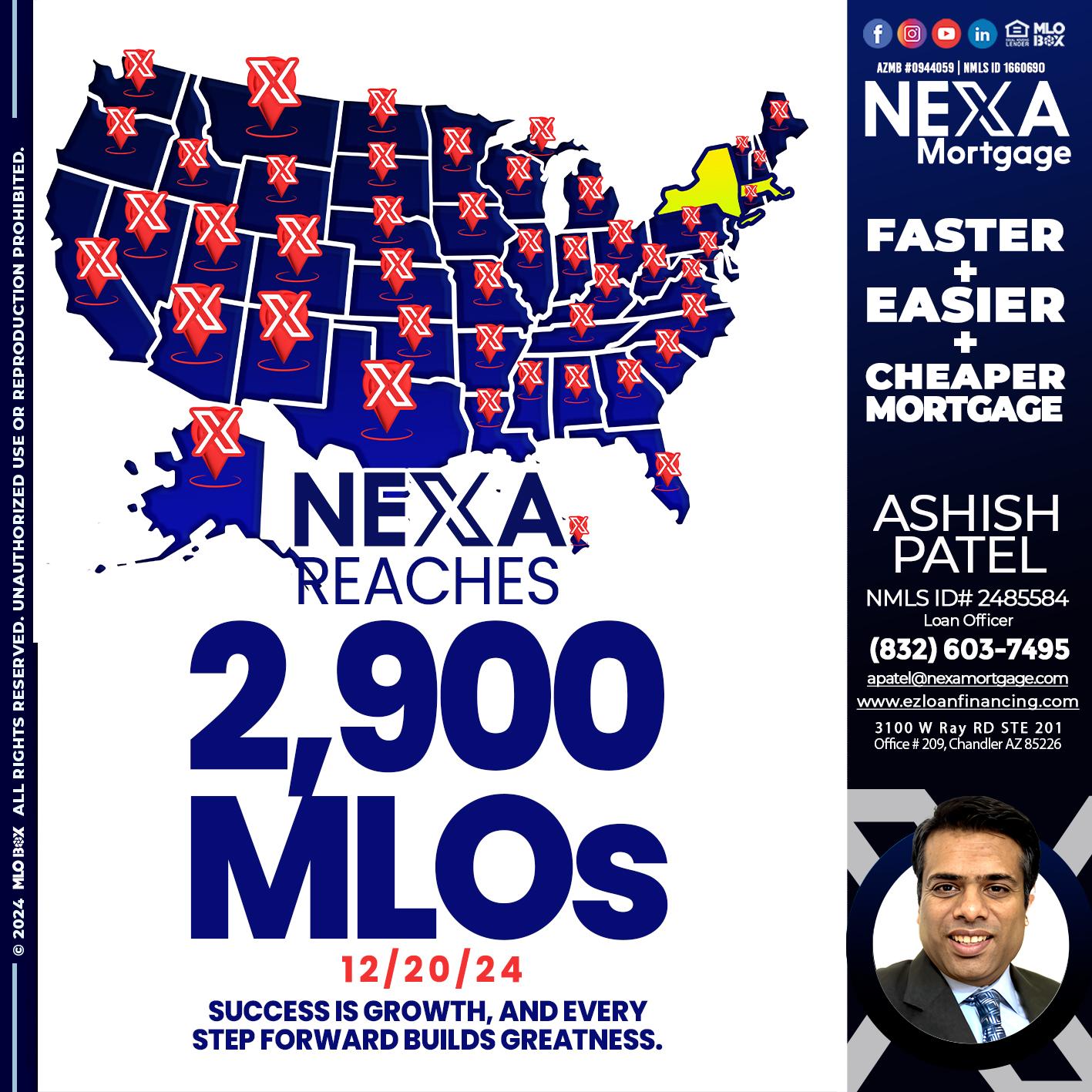 2900 MLOS - Ashish Patel -Loan Officer