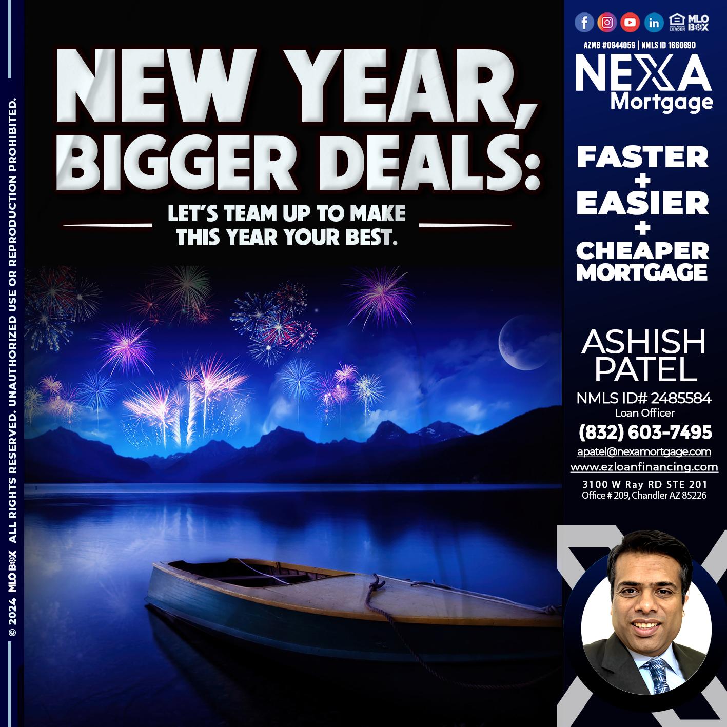 NEW YEAR - Ashish Patel -Loan Officer
