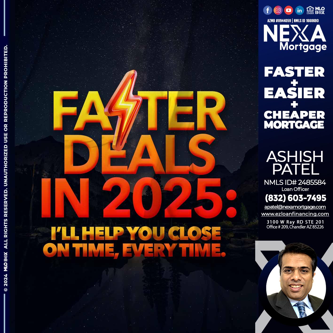 FASTER DEALS - Ashish Patel -Loan Officer