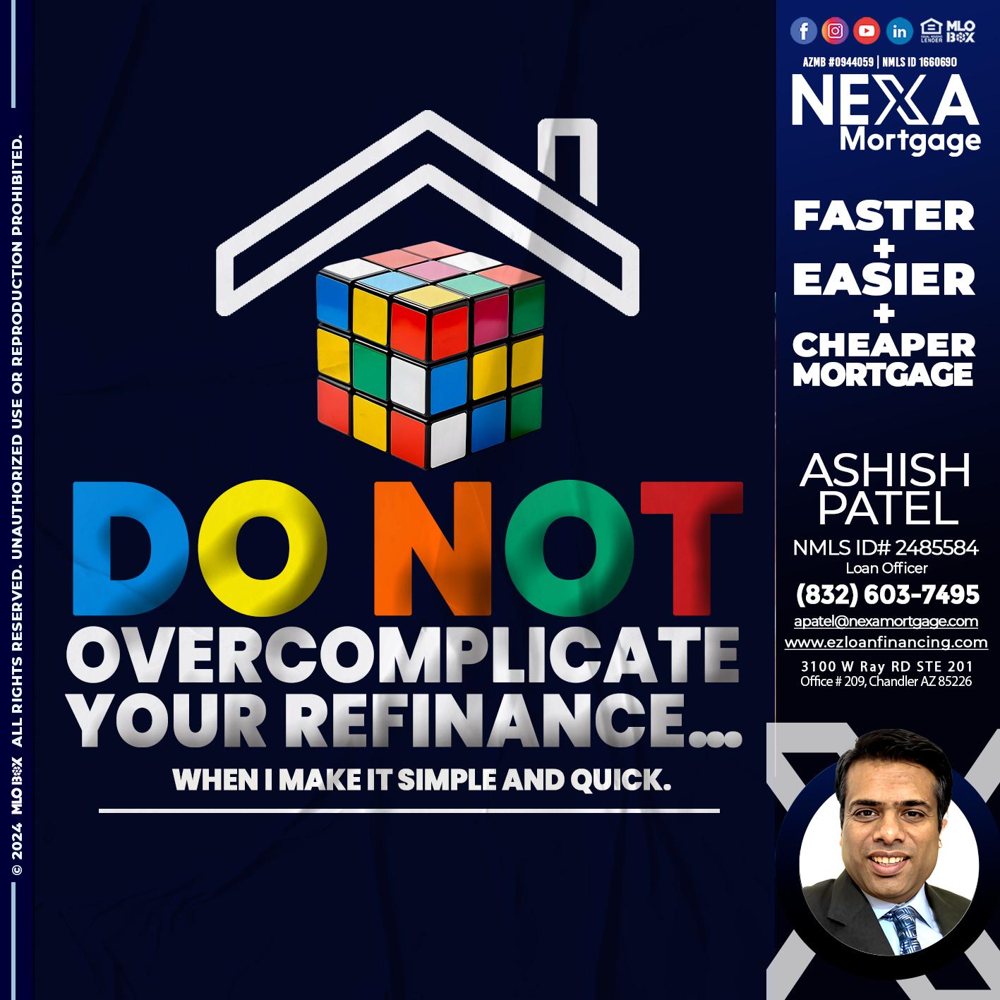 DO NOT - Ashish Patel -Loan Officer