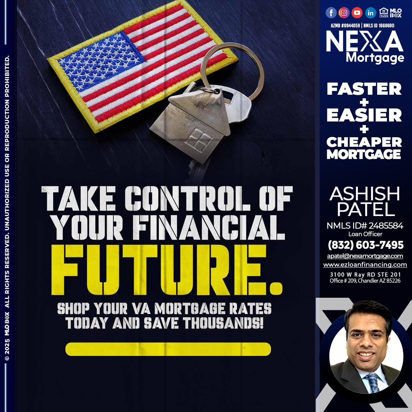 take control - Ashish Patel -Loan Officer