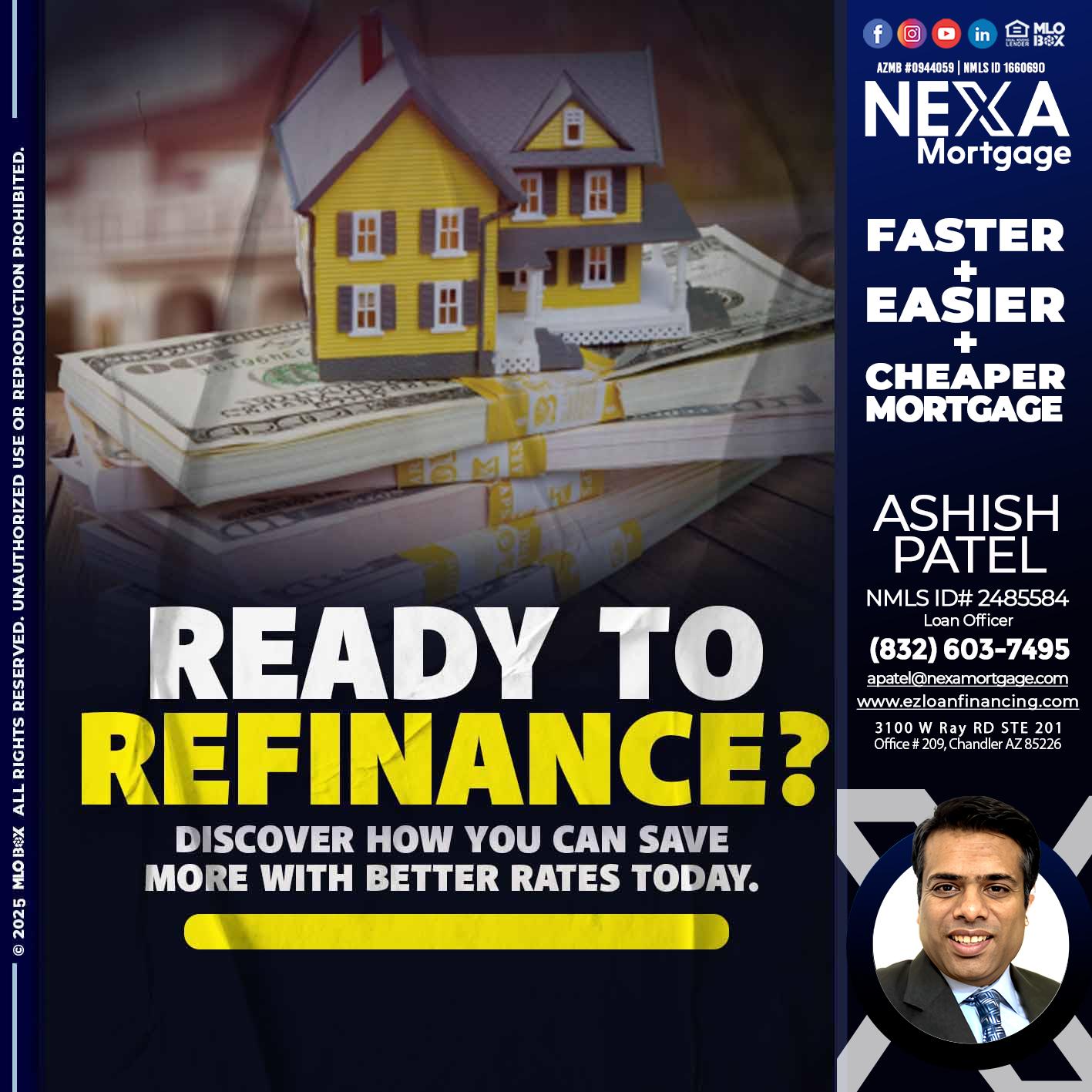 ready to refinance? - Ashish Patel -Loan Officer