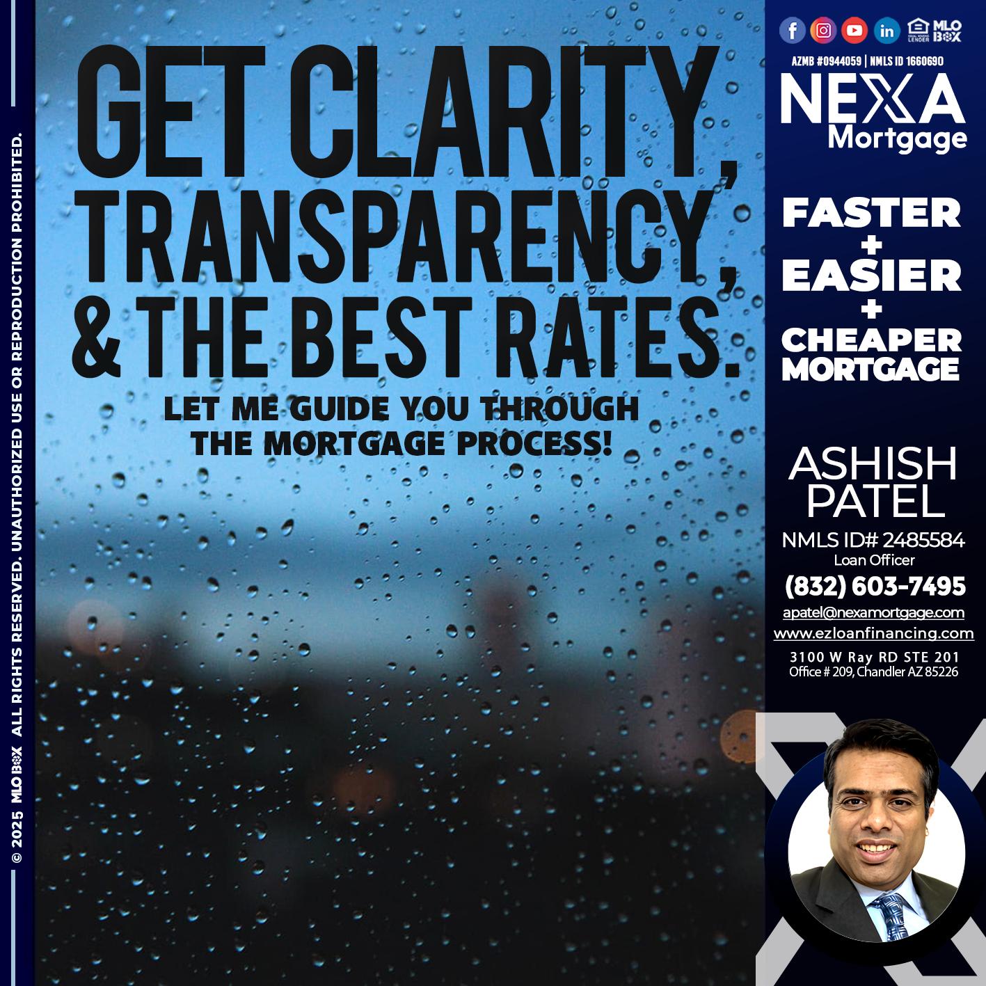 GET CLARITY - Ashish Patel -Loan Officer