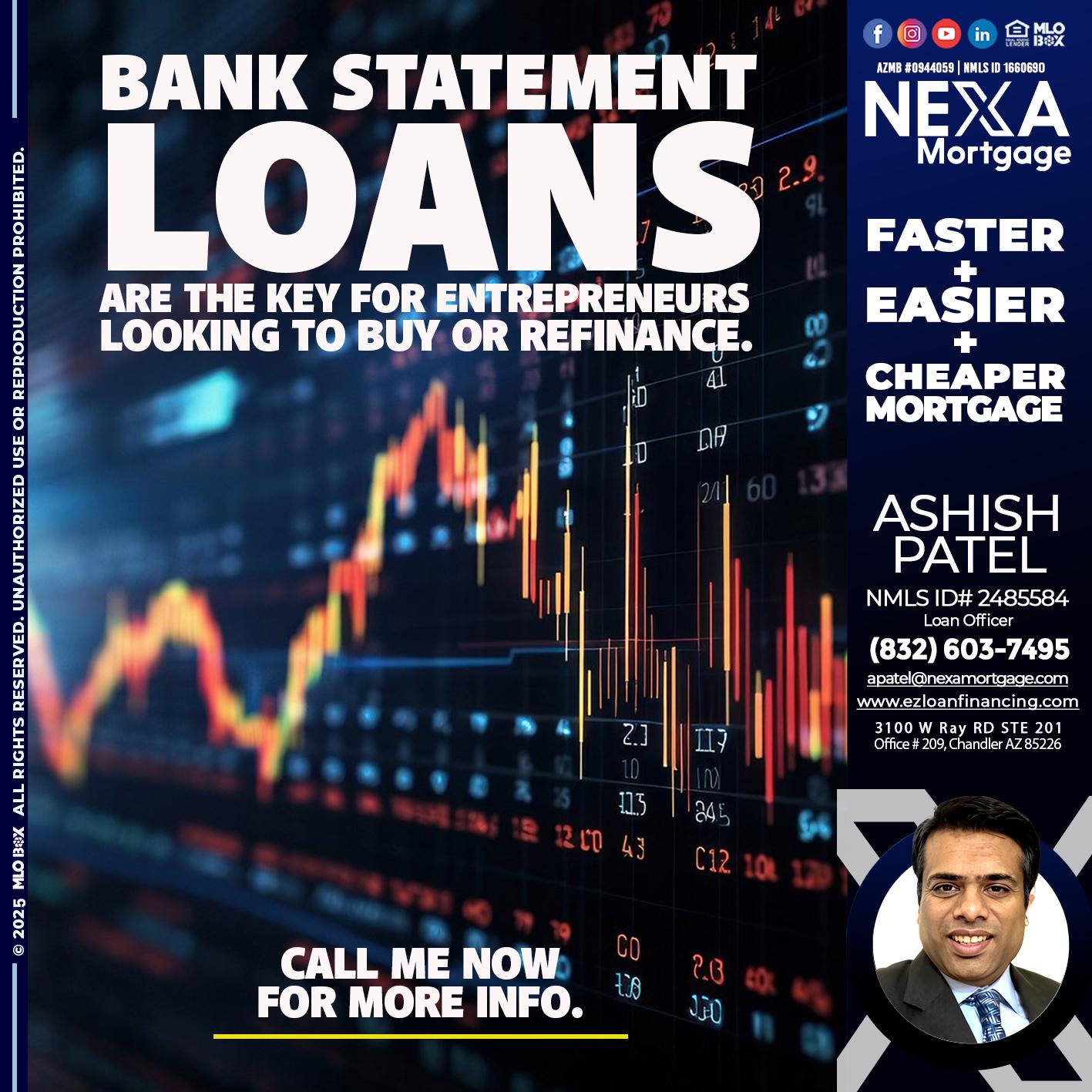 BANK STATEMENT - Ashish Patel -Loan Officer