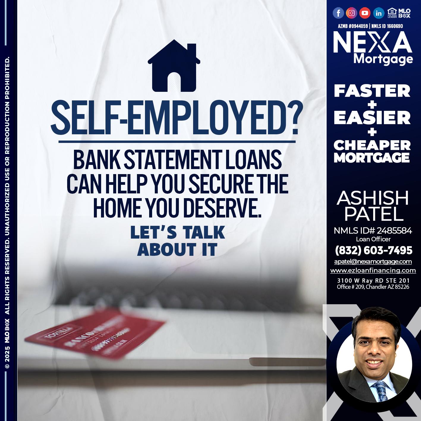 LET´S TALK ABOUT IT - Ashish Patel -Loan Officer