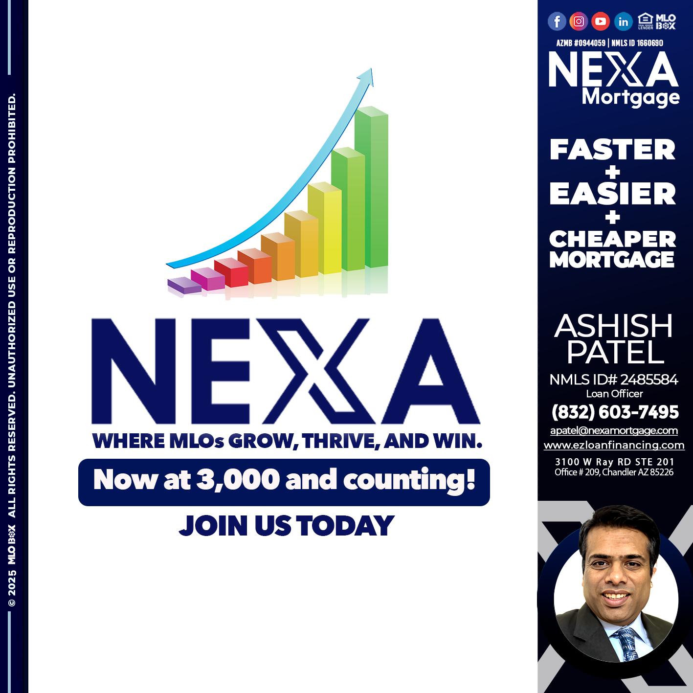 3,000 MLOs - Ashish Patel -Loan Officer