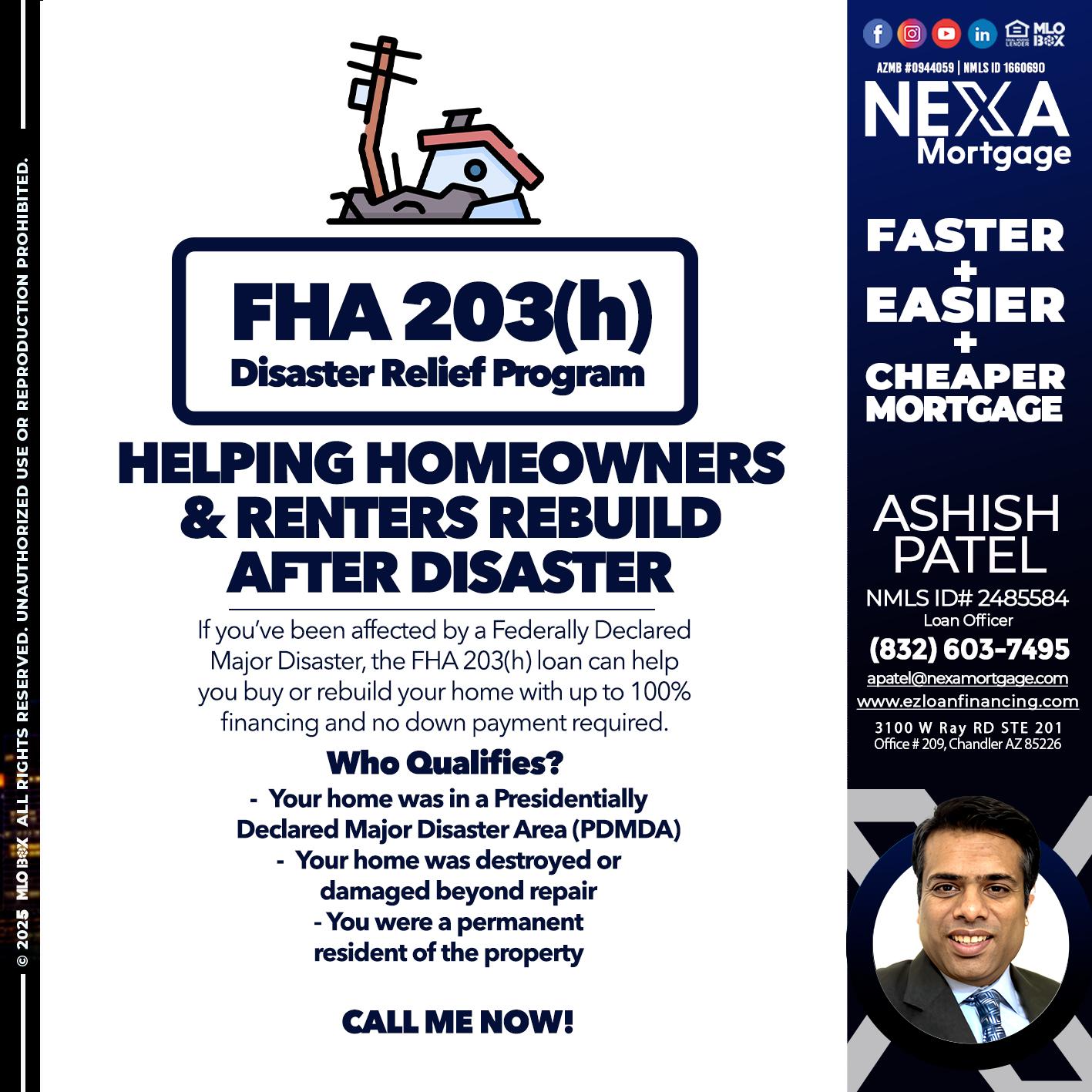 FHA - Ashish Patel -Loan Officer
