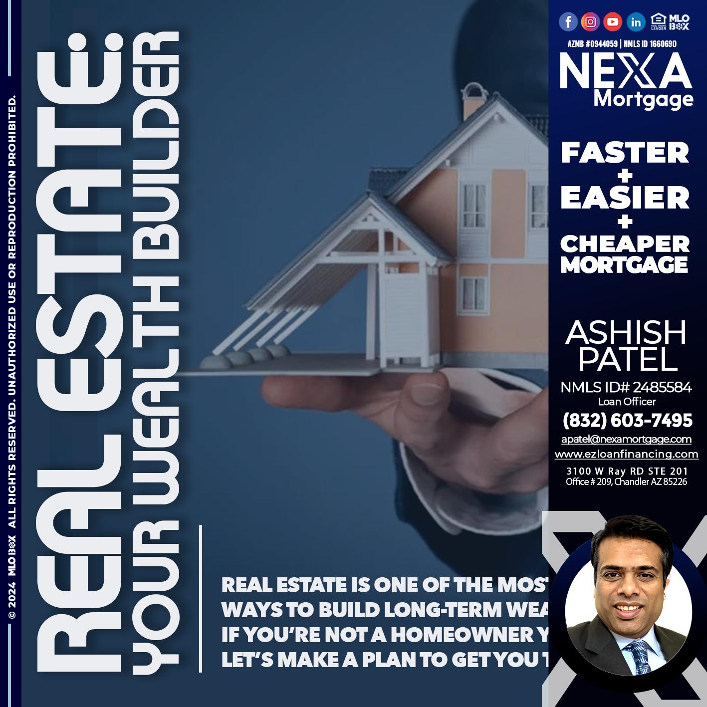 REAL ESTATE - Ashish Patel -Loan Officer