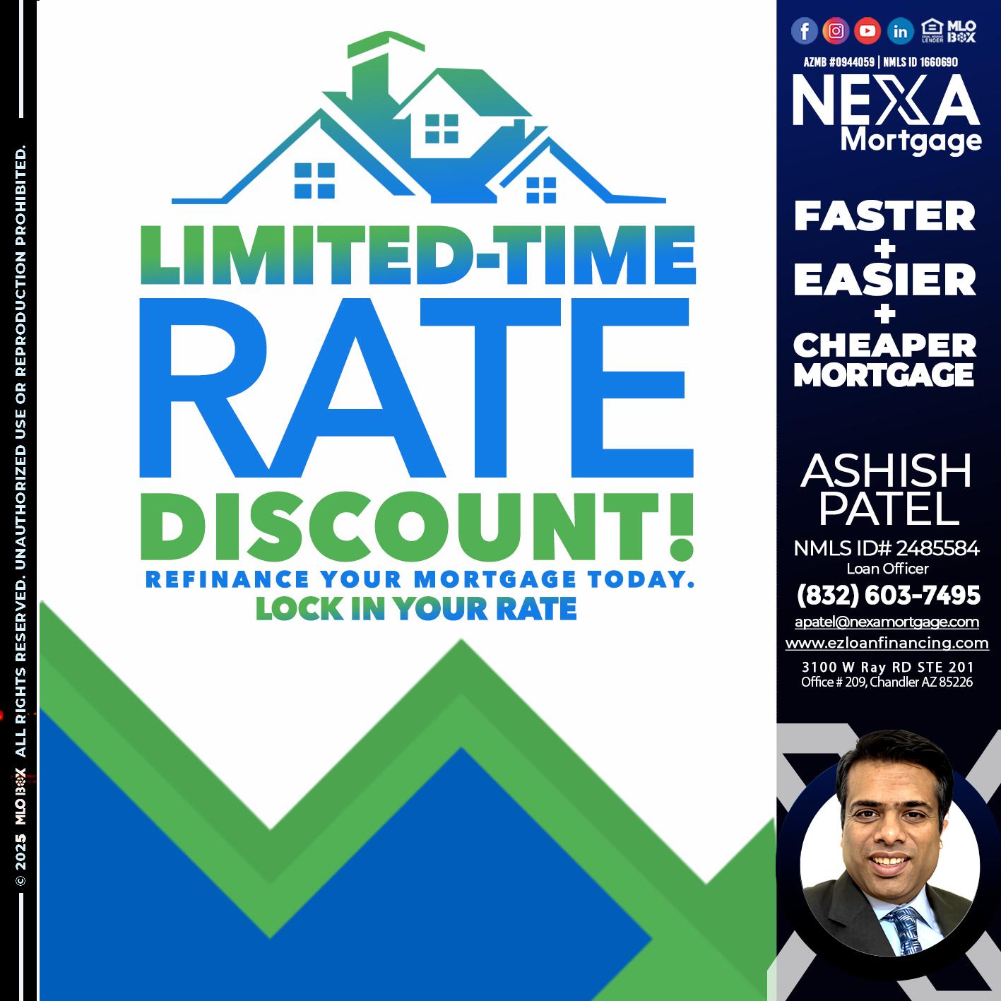 LIMITED TIME - Ashish Patel -Loan Officer