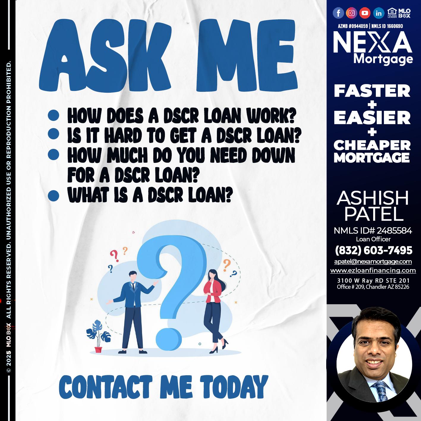 ASK ME - Ashish Patel -Loan Officer
