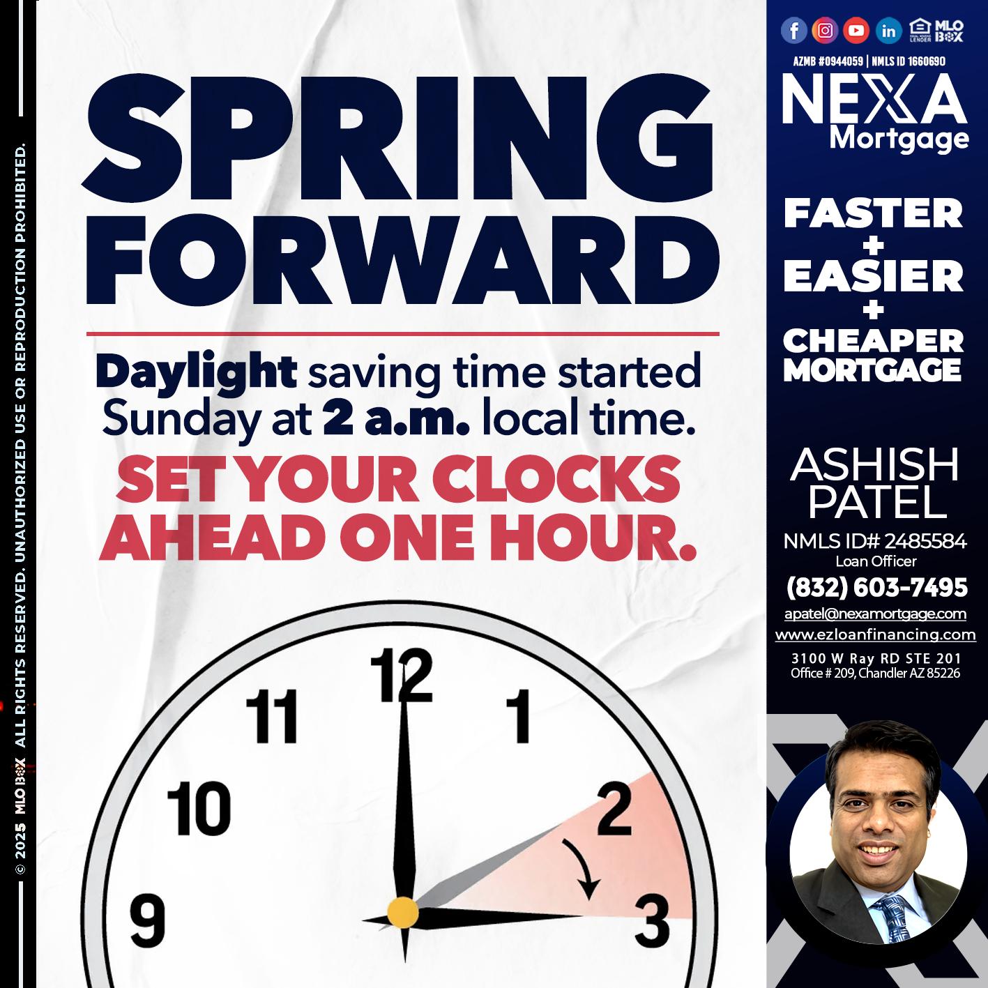 SPRING FORWARD - Ashish Patel -Loan Officer