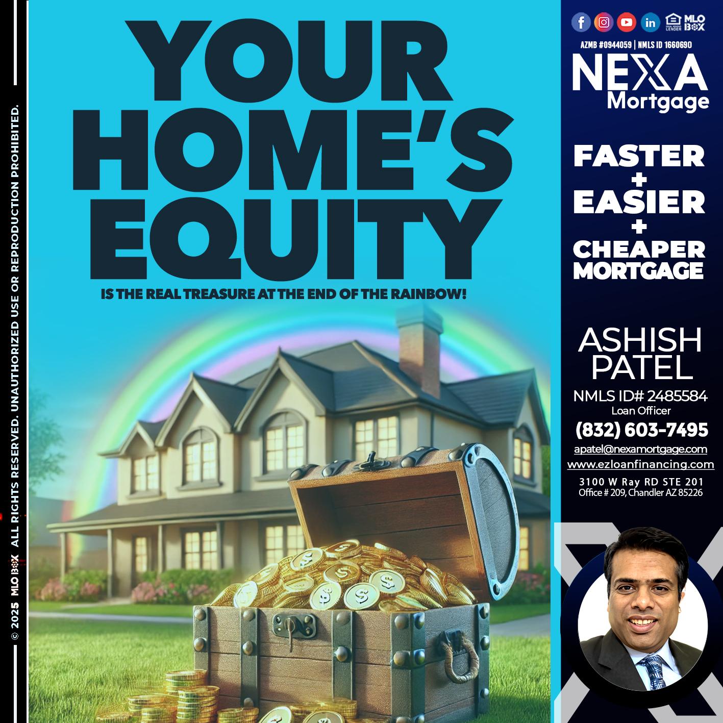 YOUR HOME´S EQUITY - Ashish Patel -Loan Officer