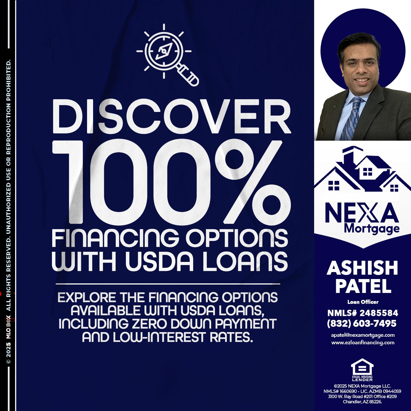 DISCOVER 100% - Ashish Patel -Loan Officer