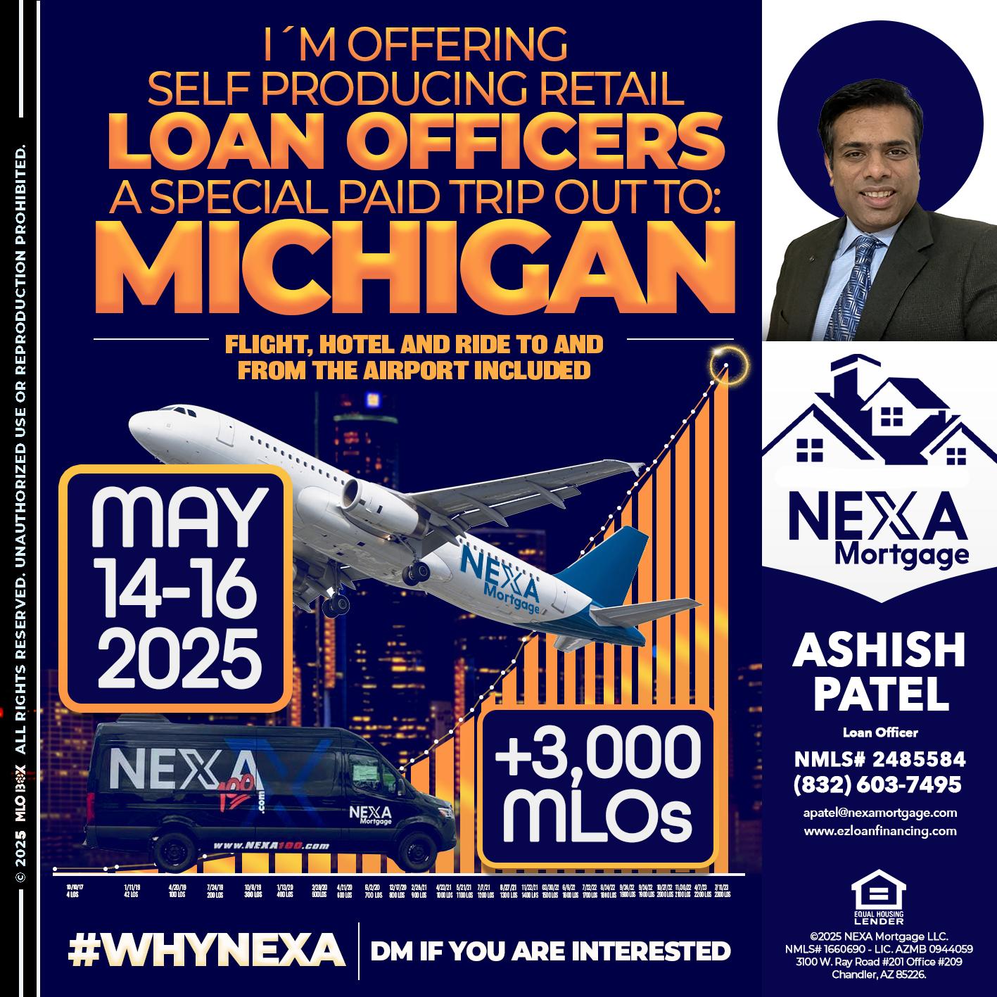 MICHIGAN TRIP - Ashish Patel -Loan Officer