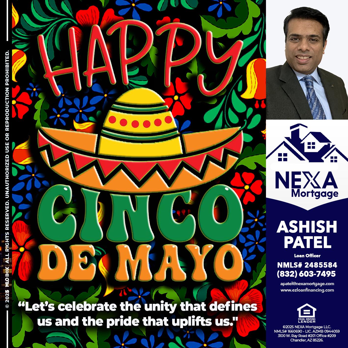 Happy 5 de Mayo - Ashish Patel -Loan Officer