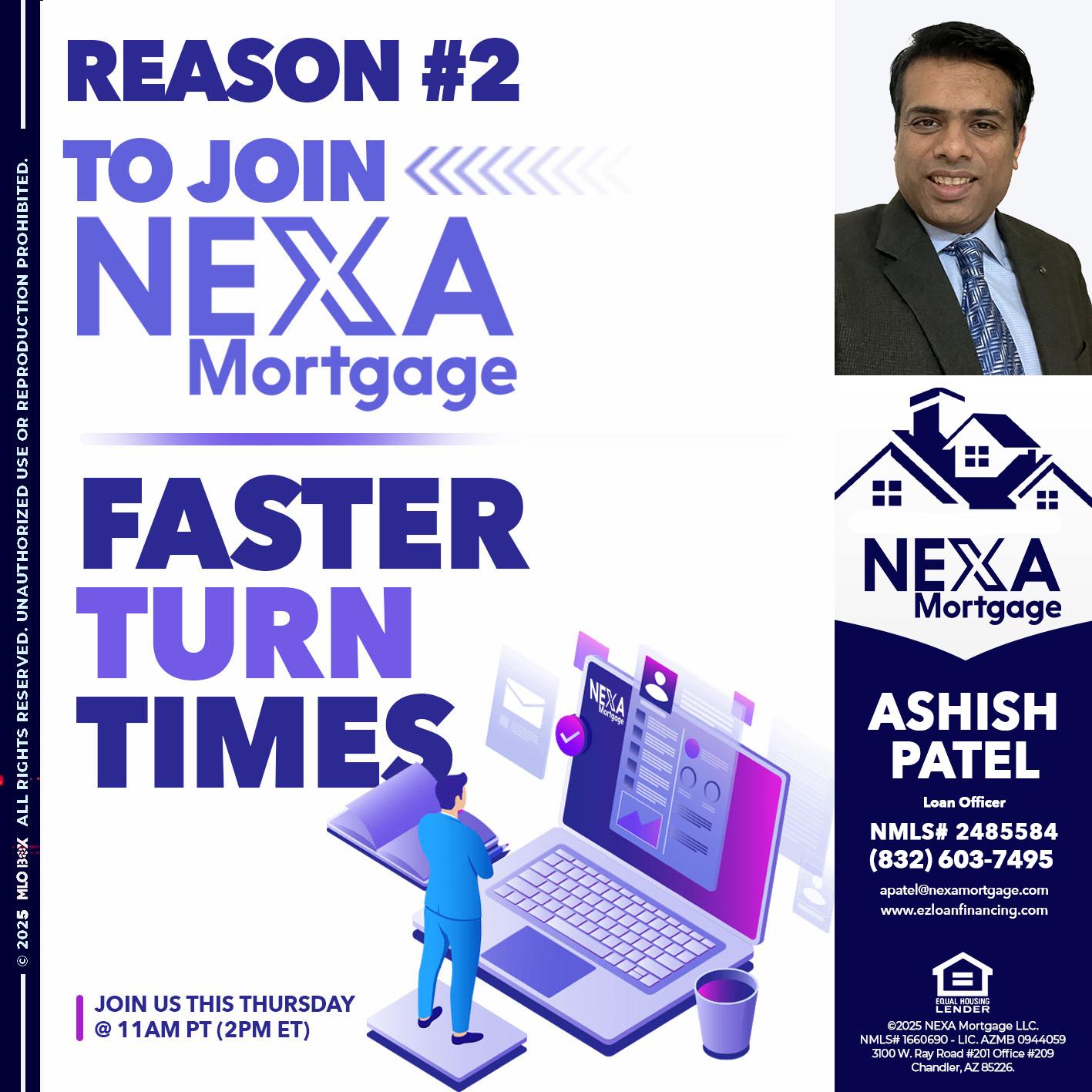 REASON 2 - Ashish Patel -Loan Officer