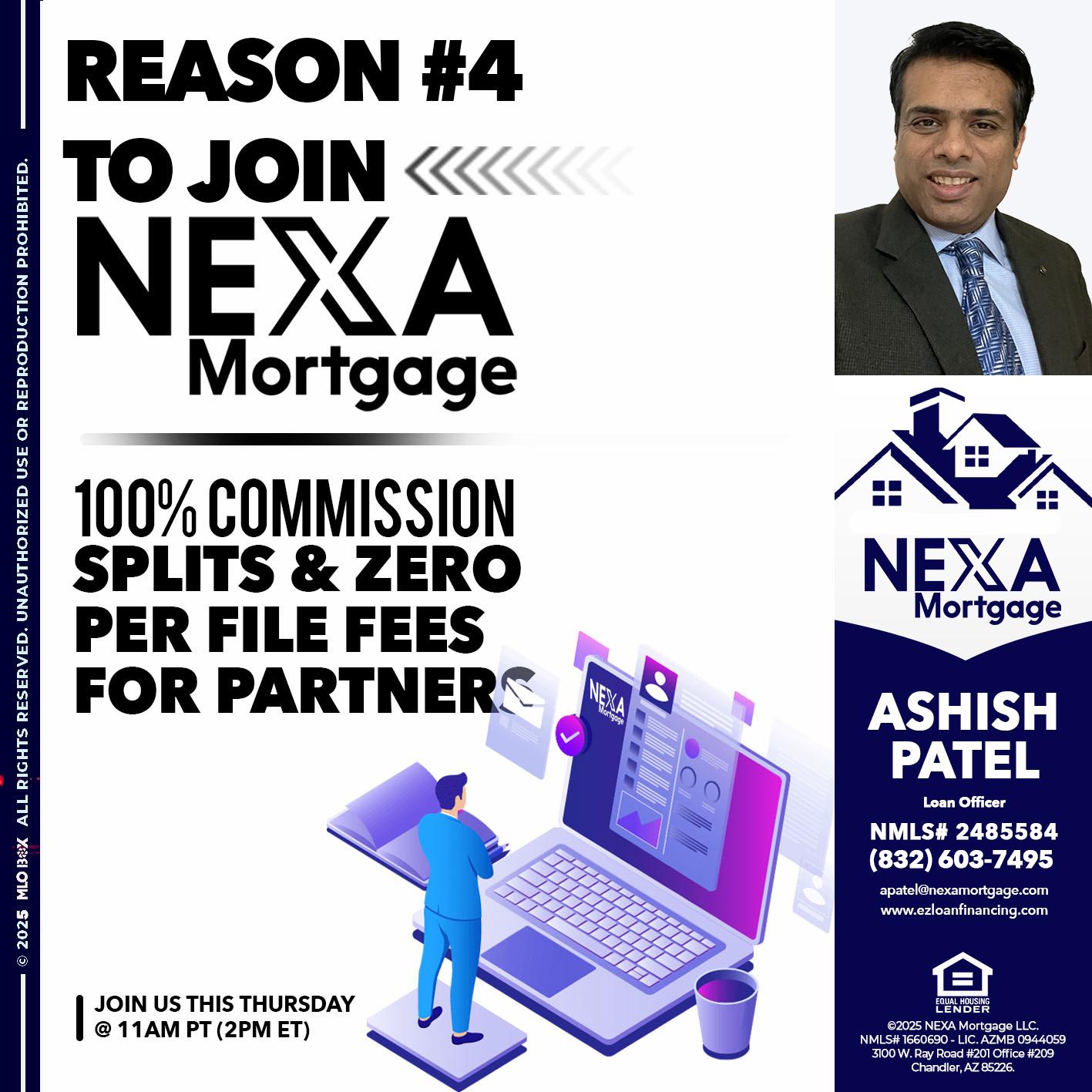 REASON 4 - Ashish Patel -Loan Officer