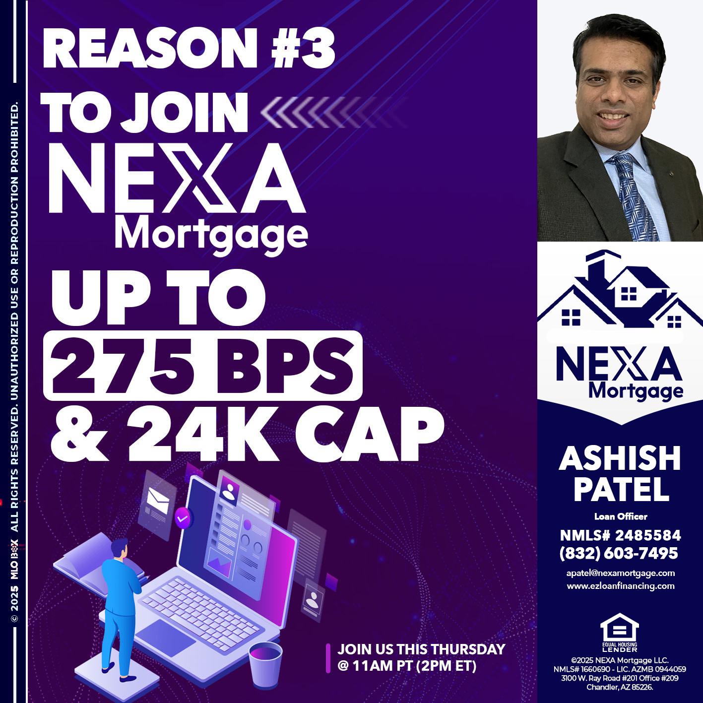 REASON 3 - Ashish Patel -Loan Officer
