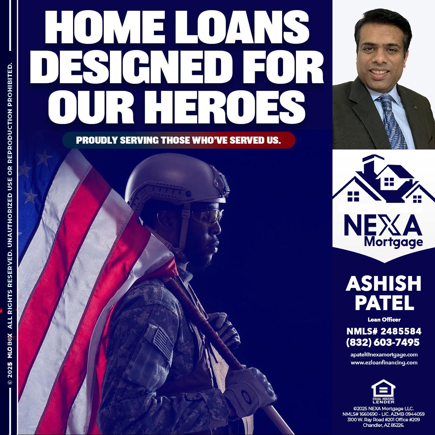 home loans - Ashish Patel -Loan Officer