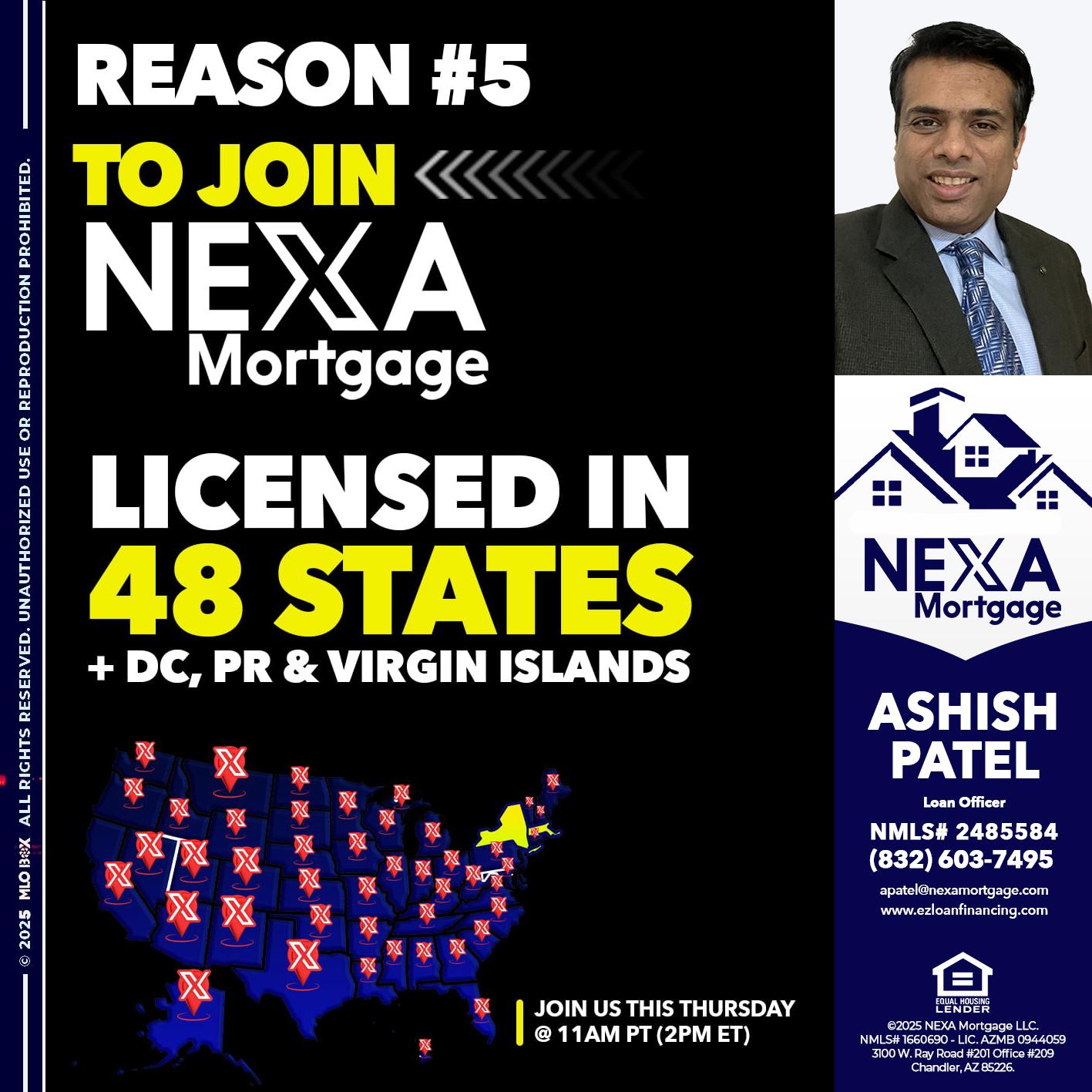 REASON 5 - Ashish Patel -Loan Officer