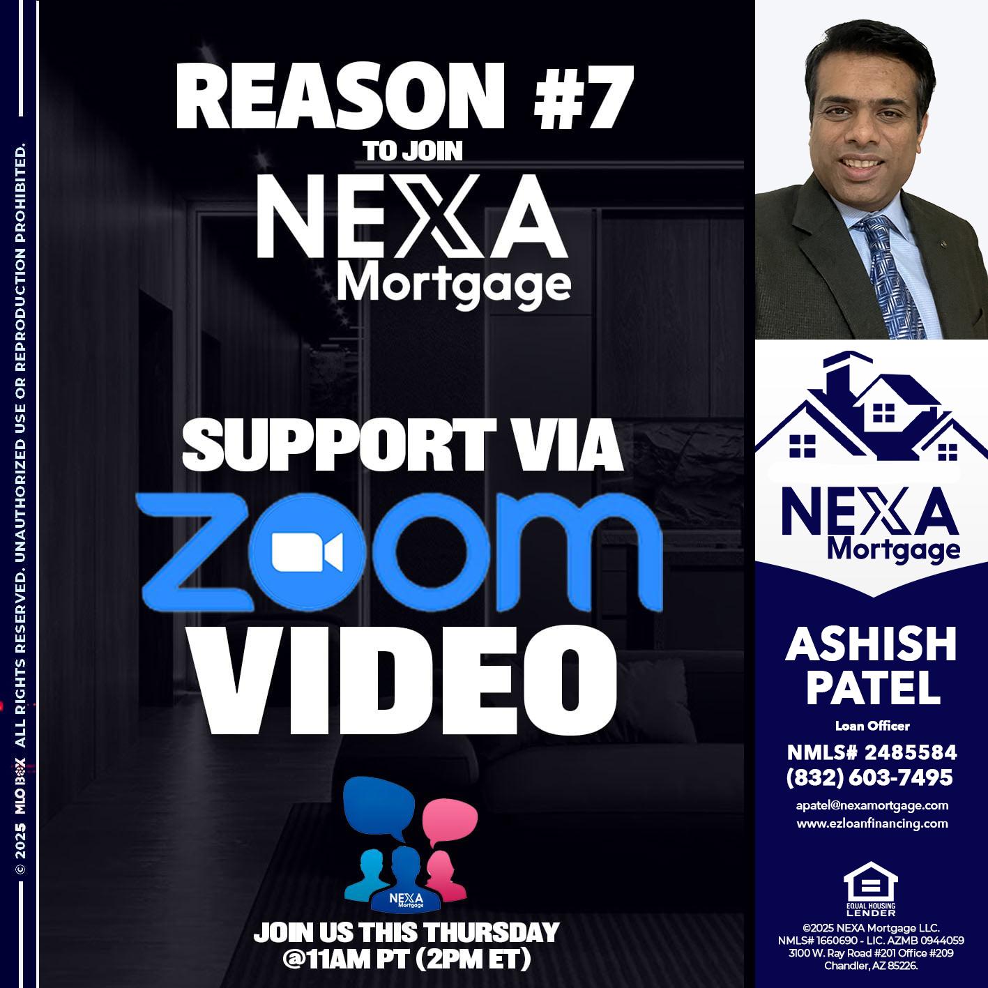 REASON 7 - Ashish Patel -Loan Officer