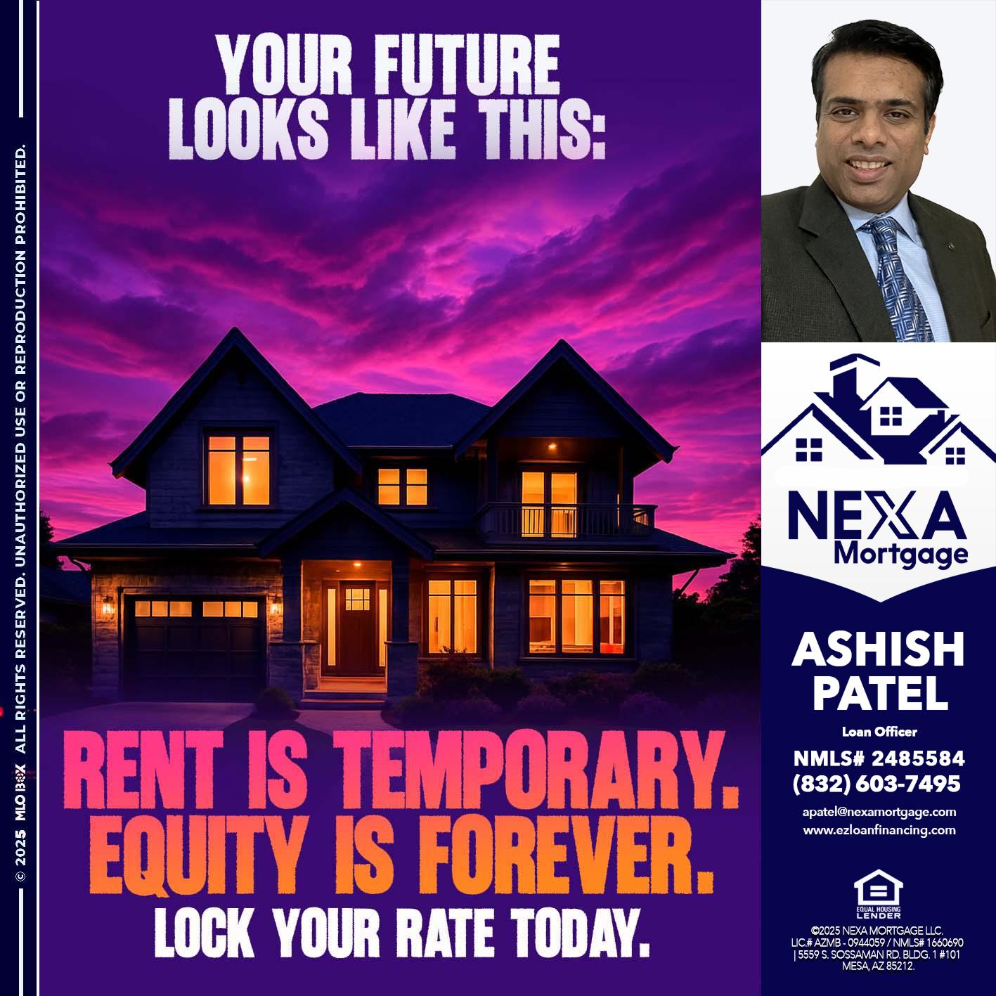 YOUR FUTURE - Ashish Patel -Loan Officer