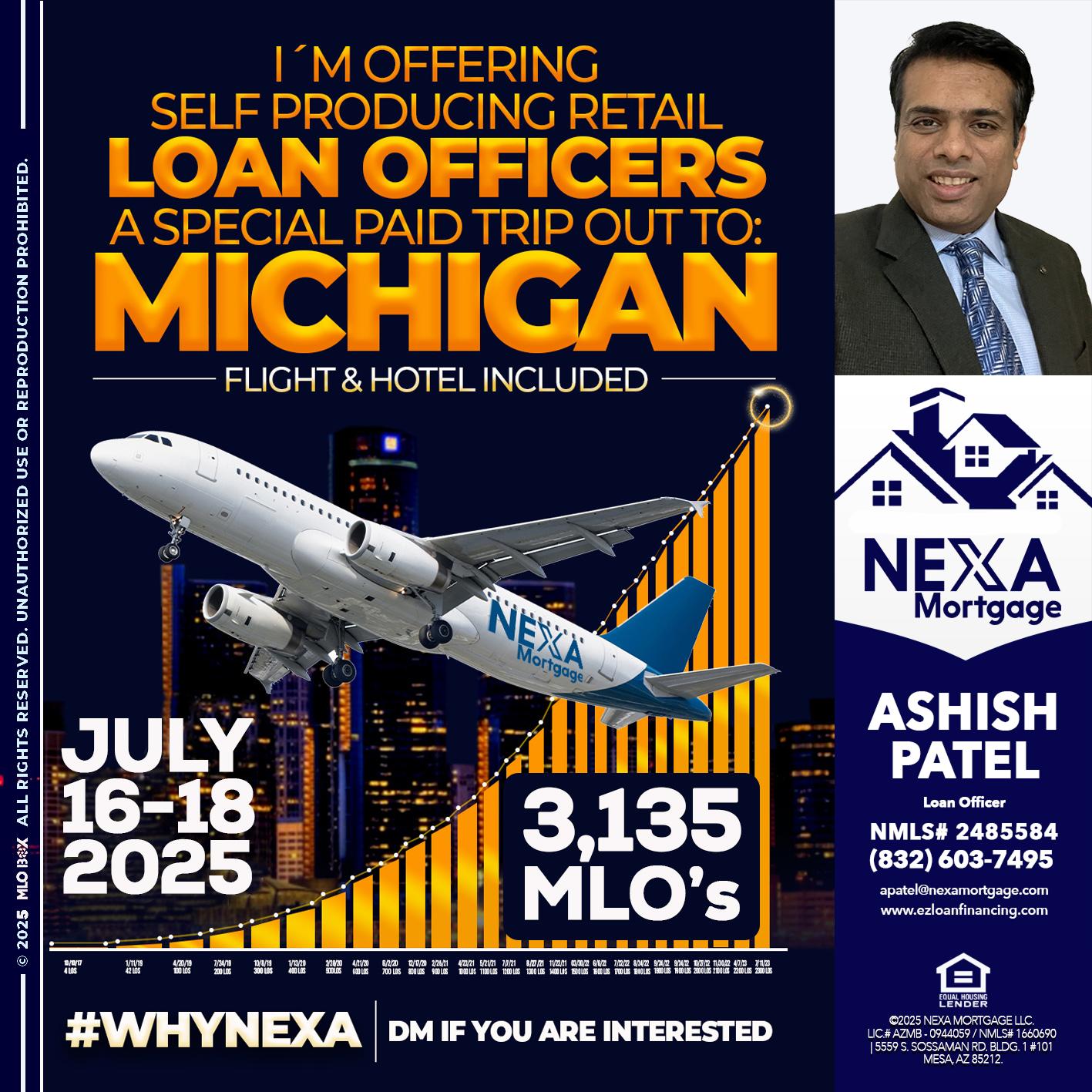 MICHIGAN TRIP - Ashish Patel -Loan Officer