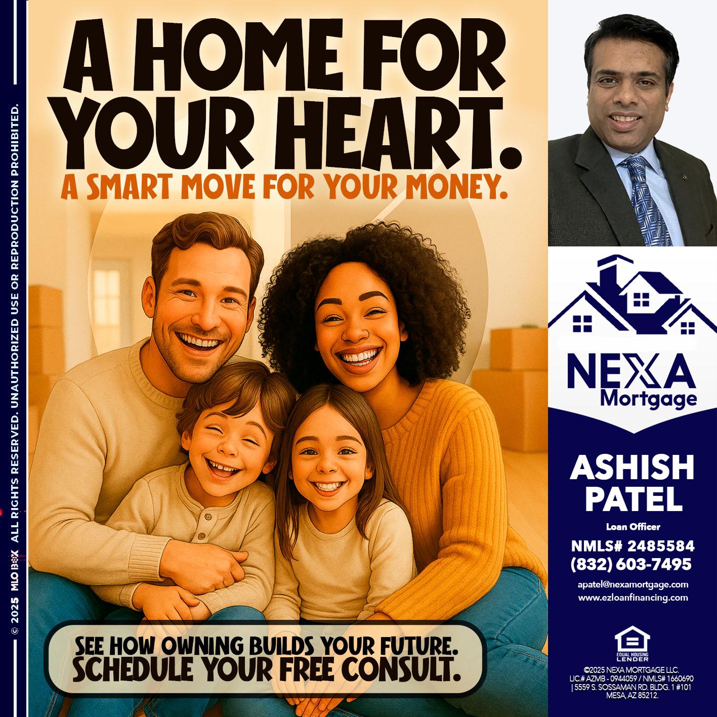 A HOME FOR - Ashish Patel -Loan Officer