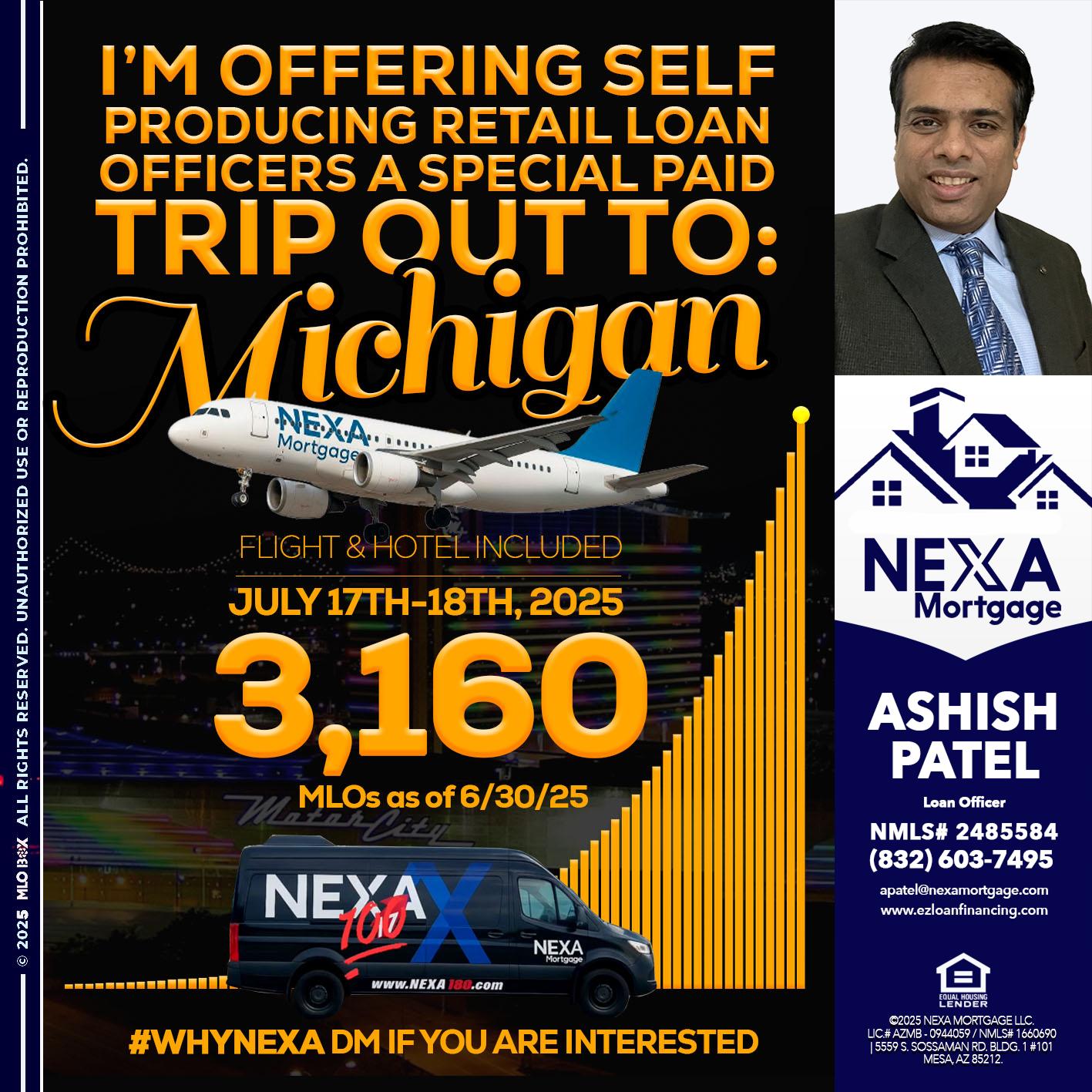 MICHIGAN TRIP - Ashish Patel -Loan Officer