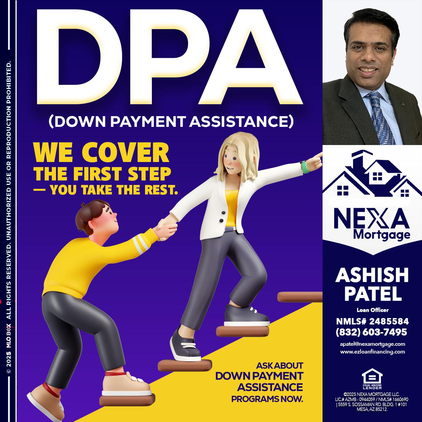 DPA LOANS - Ashish Patel -Loan Officer