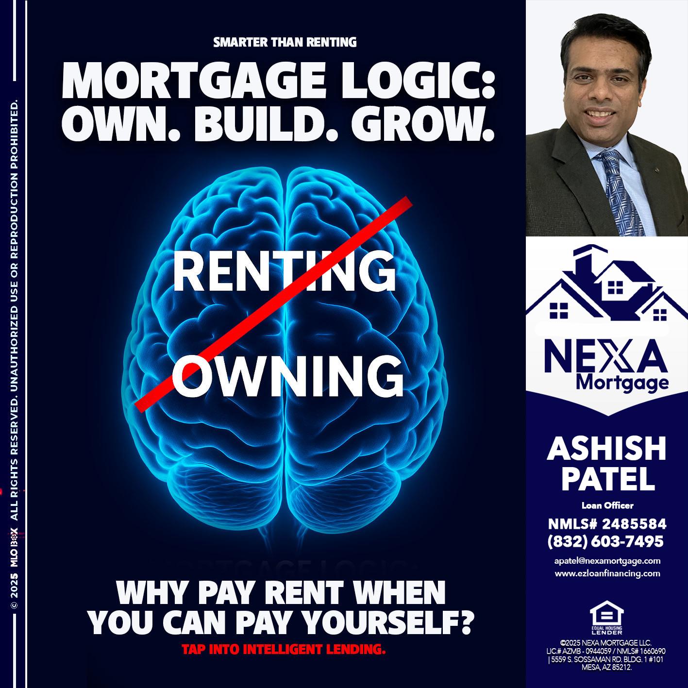 mortgage logic - Ashish Patel -Loan Officer