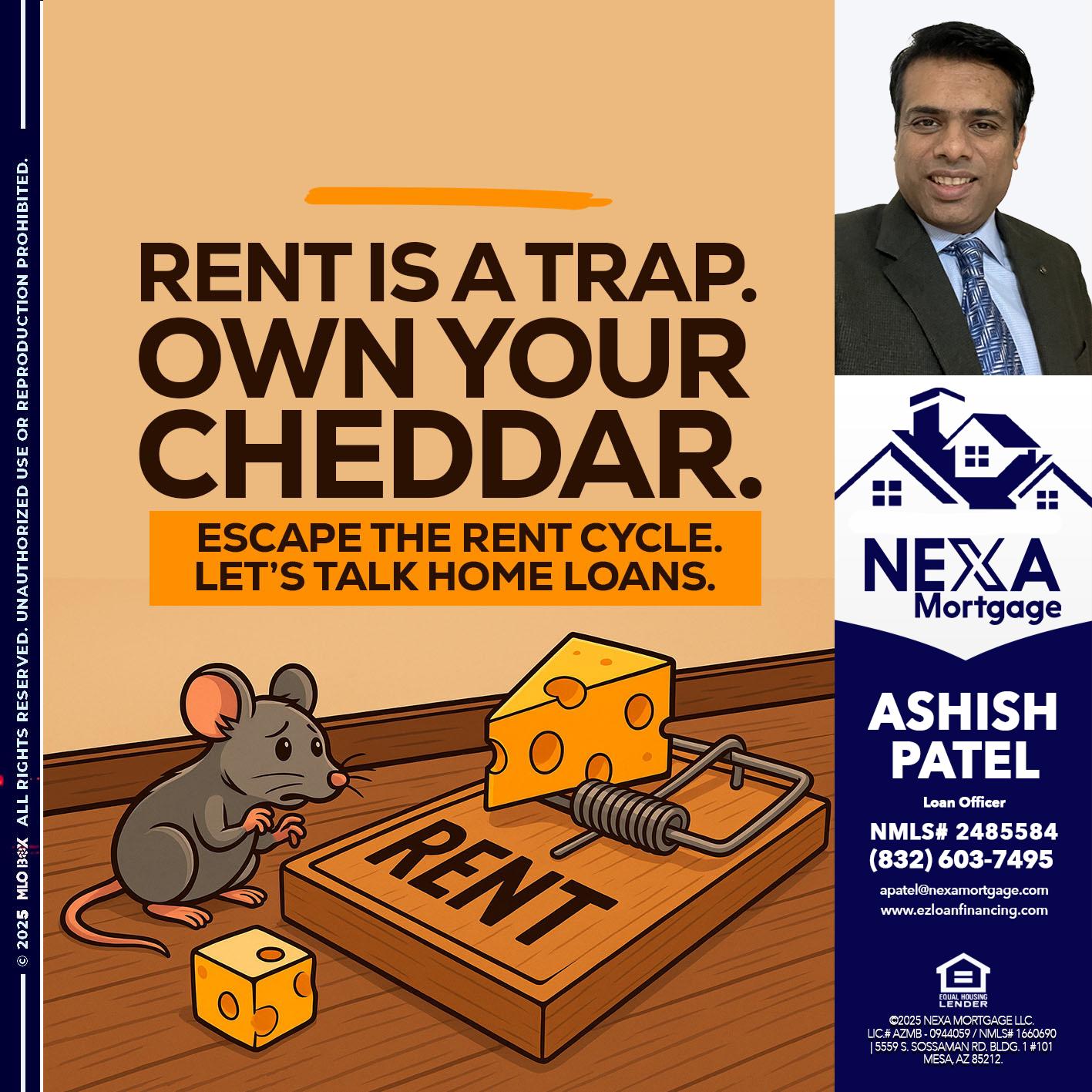 RENT IS TRAP - Ashish Patel -Loan Officer