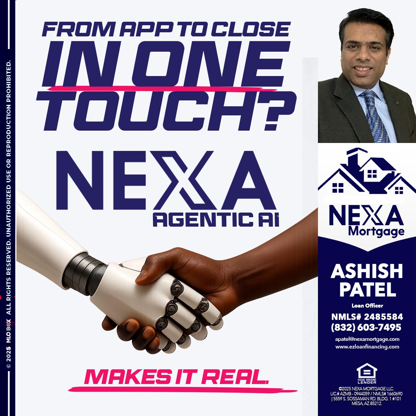 IN ONE TOUCH - Ashish Patel -Loan Officer