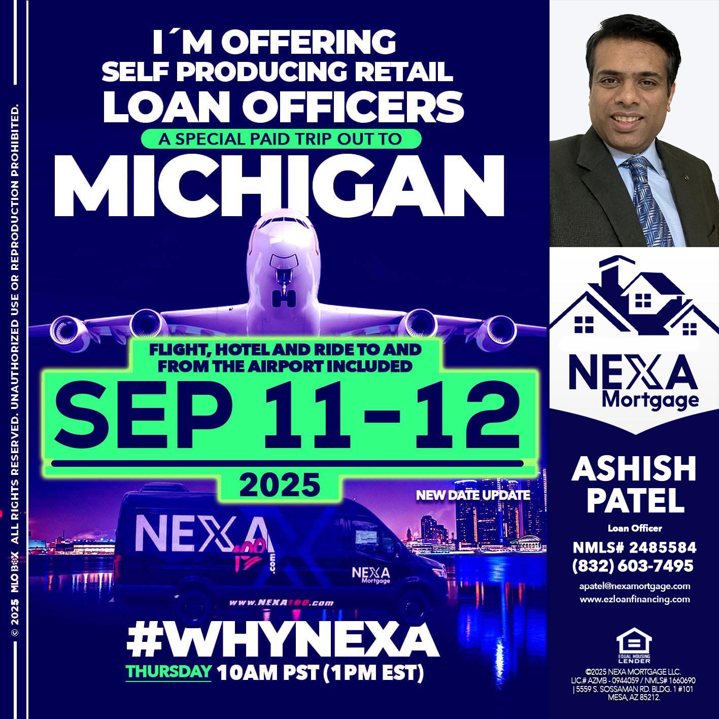 MICHIGAN TRIP - Ashish Patel -Loan Officer