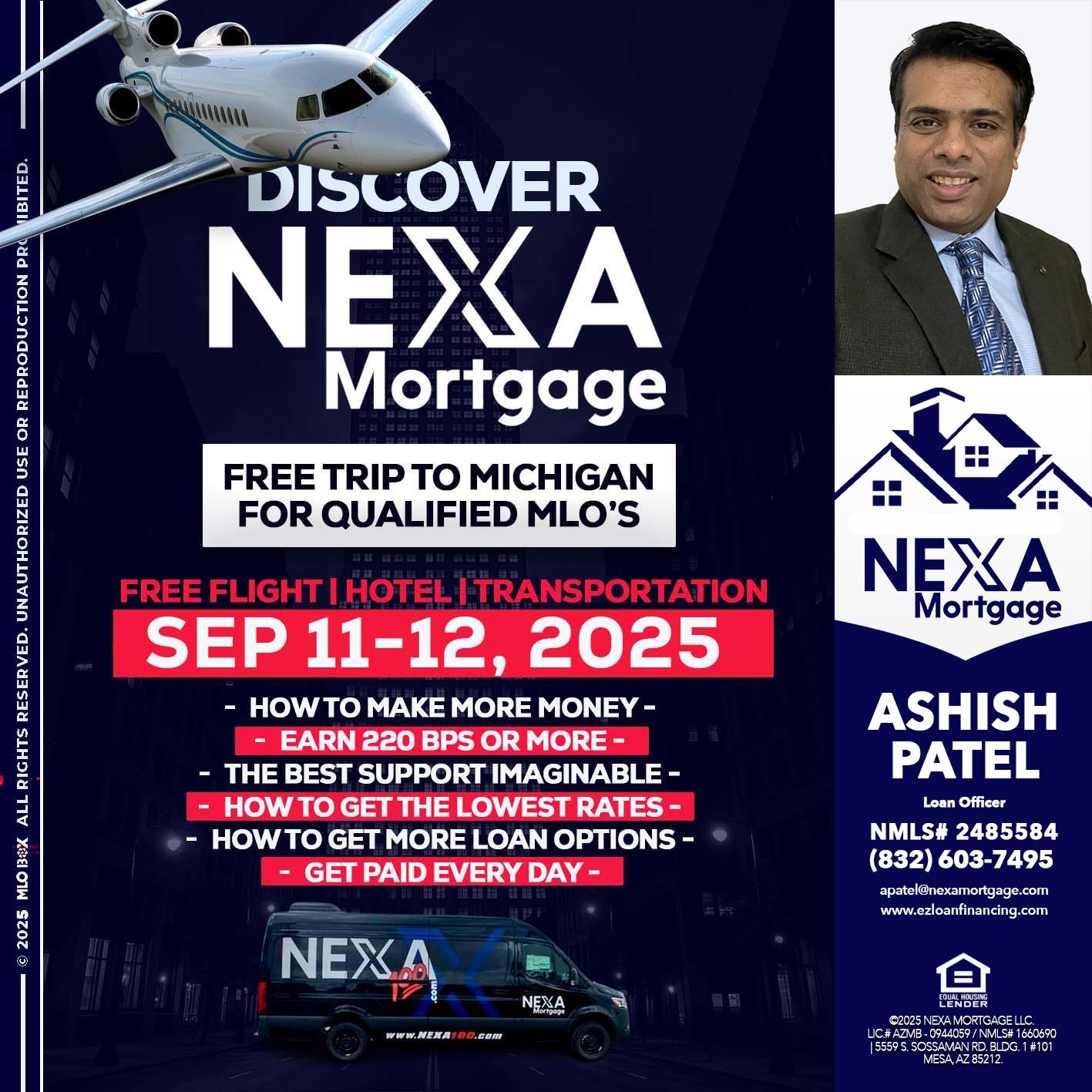 DISCOVER NEXA MORTGAGE - Ashish Patel -Loan Officer