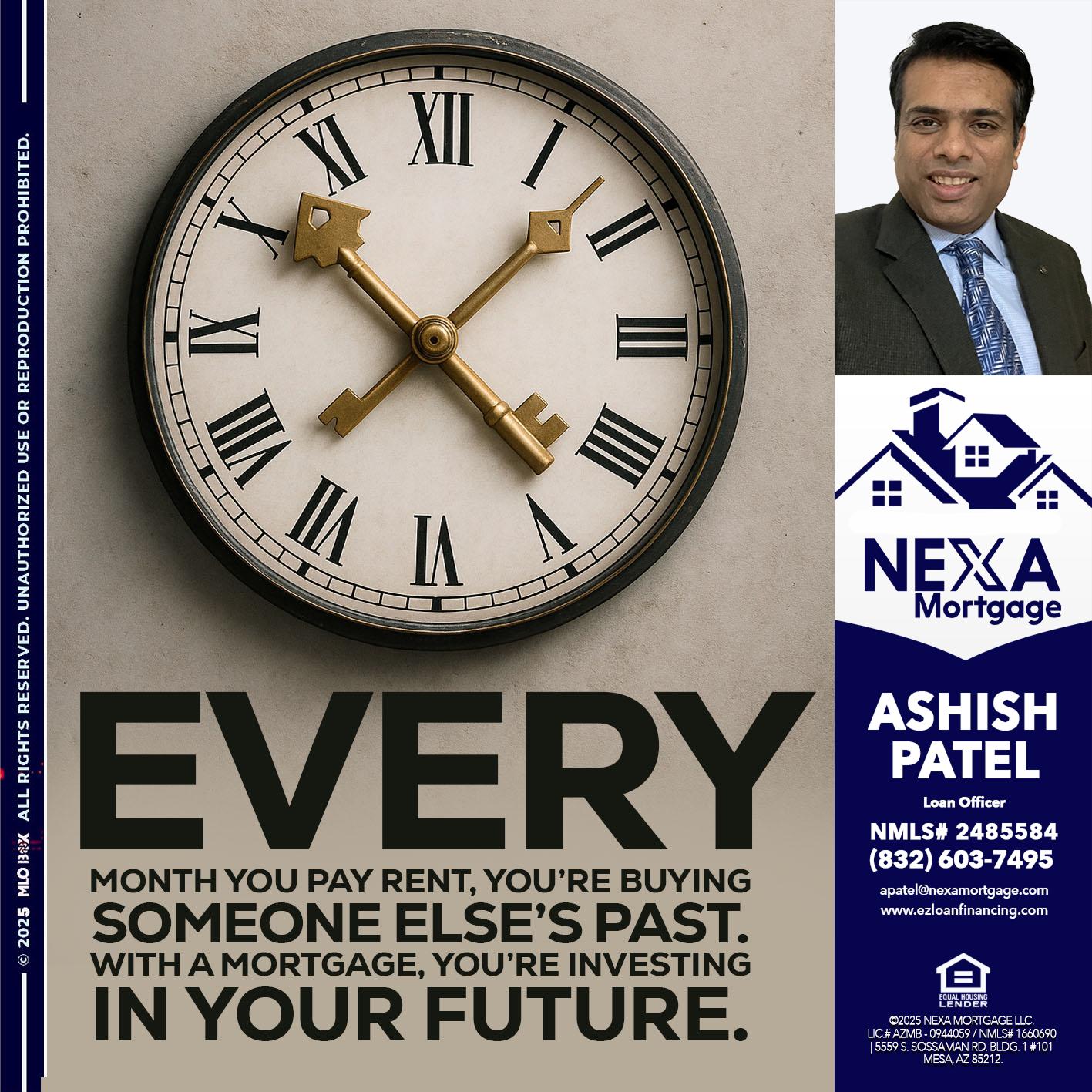 EVERY MONTH - Ashish Patel -Loan Officer
