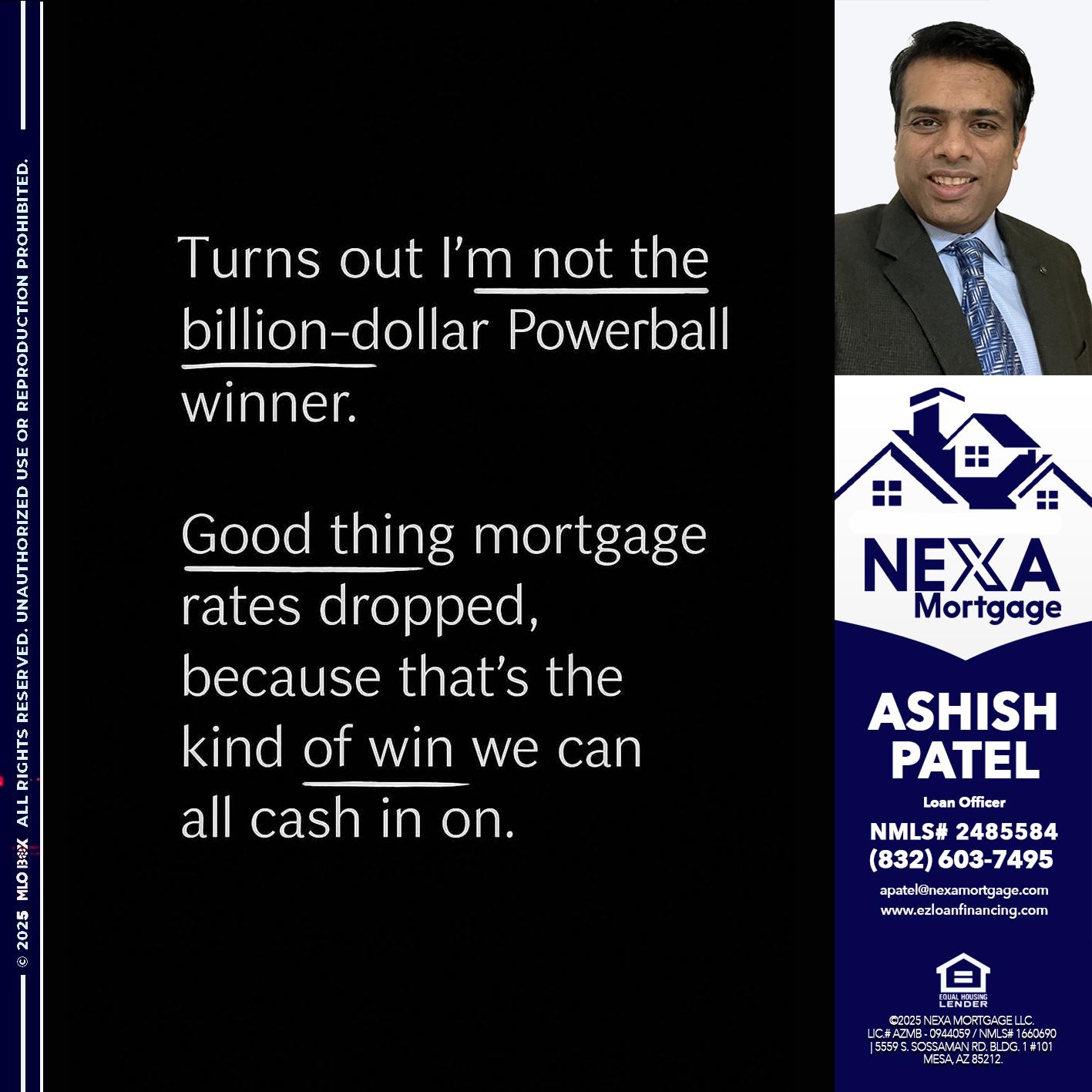 TURNS OUT - Ashish Patel -Loan Officer
