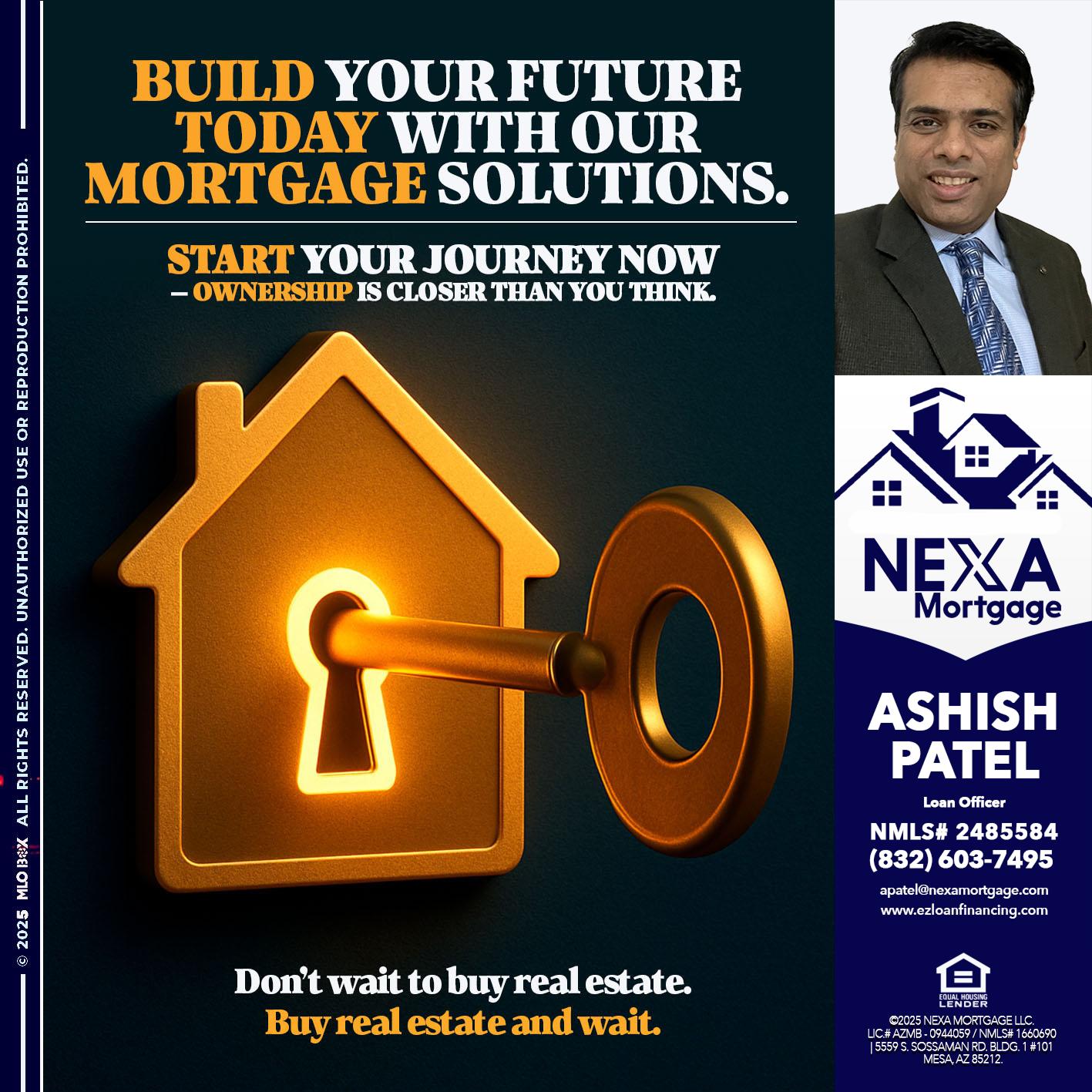 BUILD YOUR FUTURE - Ashish Patel -Loan Officer