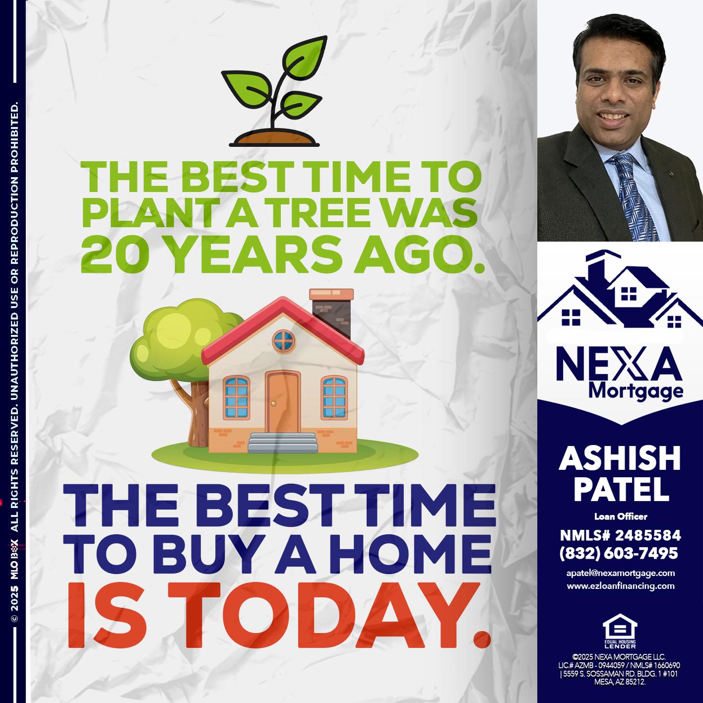 BEST TIME TO - Ashish Patel -Loan Officer