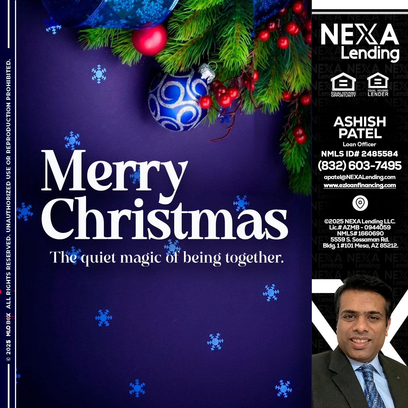 merry christmas - Ashish Patel -Loan Officer