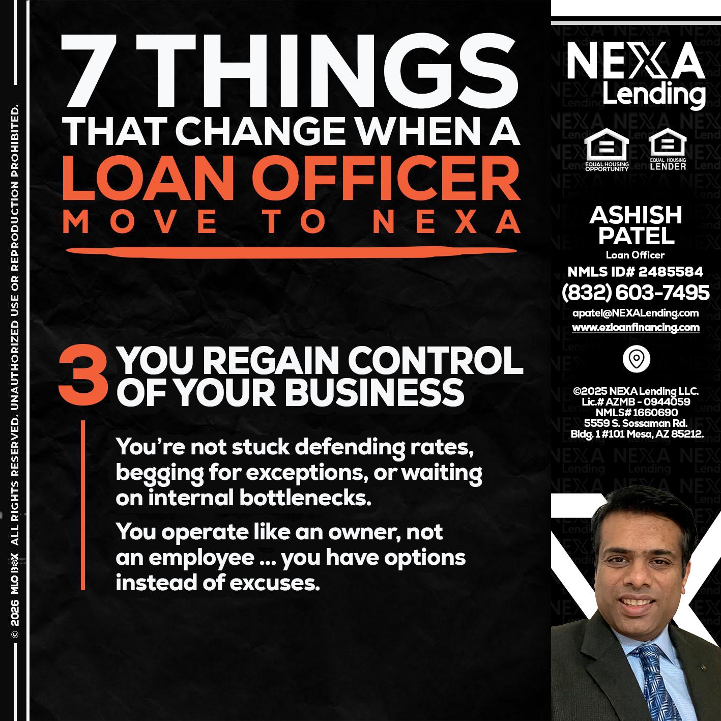 7 things (3) - Ashish Patel -Loan Officer